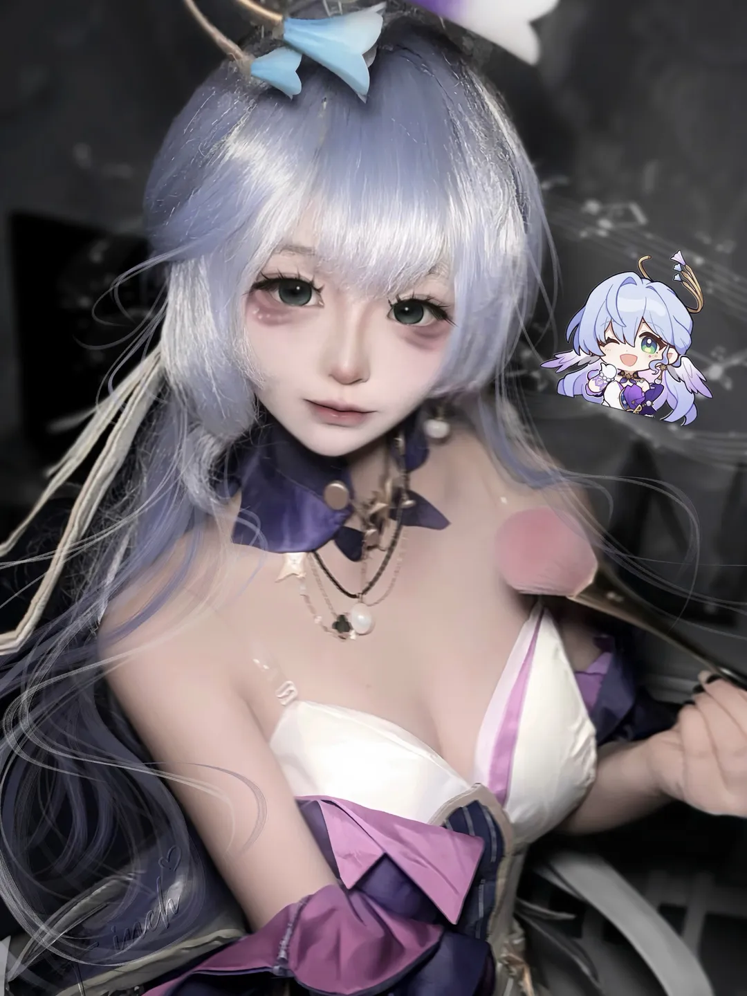 崩壊：スターレイル, ロビン コスプレ, コスプレ撮影, 二次元ファッション, メイク紹介 - 1枚目