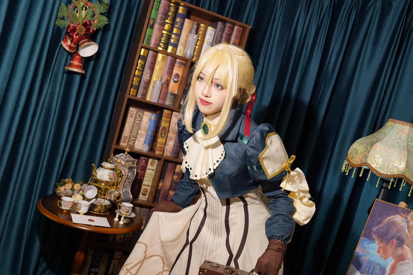 cosplay正片, 薇尔莉特cos, 紫罗兰永恒花园, 复古风cos, 金发cosplay - 第4张