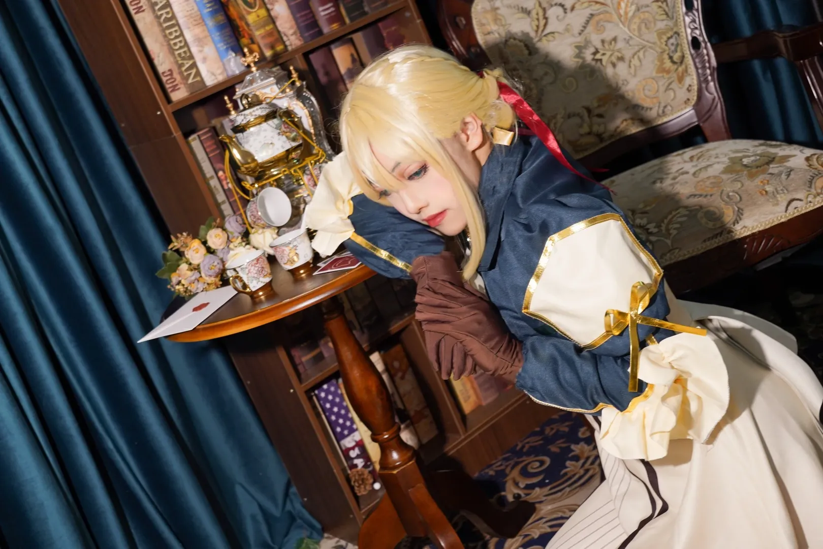 cosplay正片, 薇尔莉特cos, 紫罗兰永恒花园, 复古风cos, 金发cosplay - 第5张