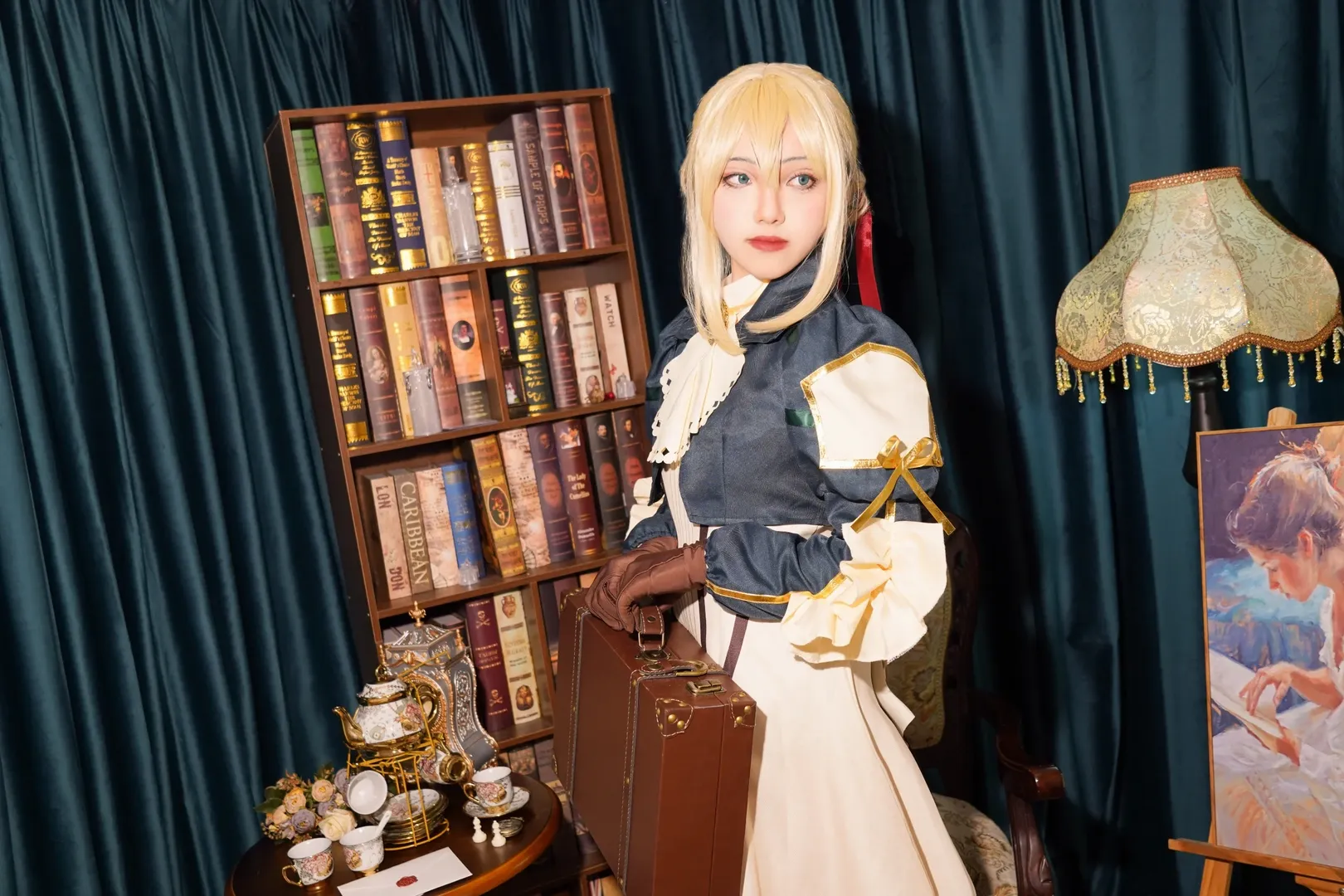 cosplay正片, 薇尔莉特cos, 紫罗兰永恒花园, 复古风cos, 金发cosplay - 第7张