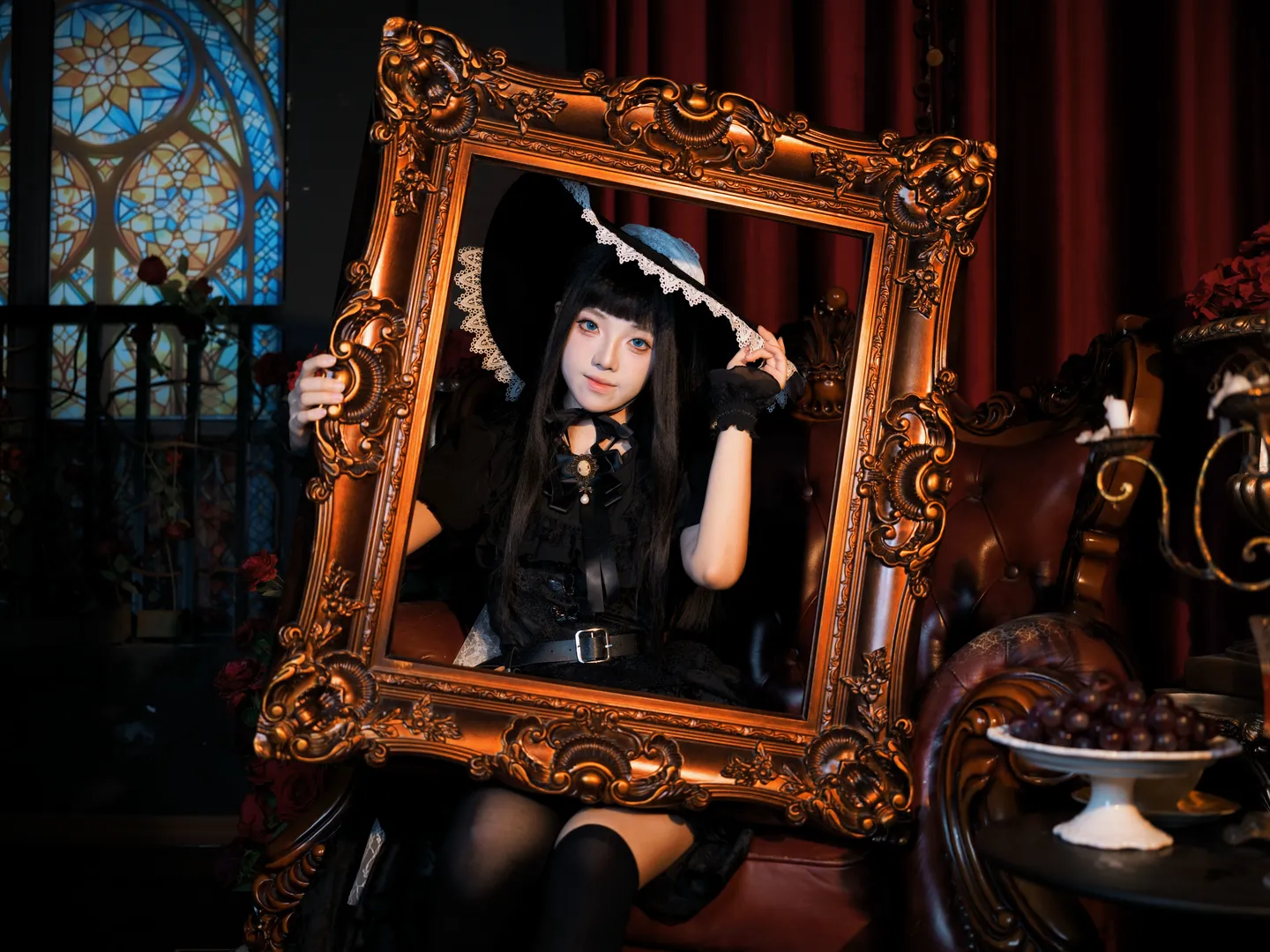 cosplay正片, 哥特洛麗塔, 劉佳怡cos, 我在驚悚遊戲中封神, 暗黑寫真 - 第10張