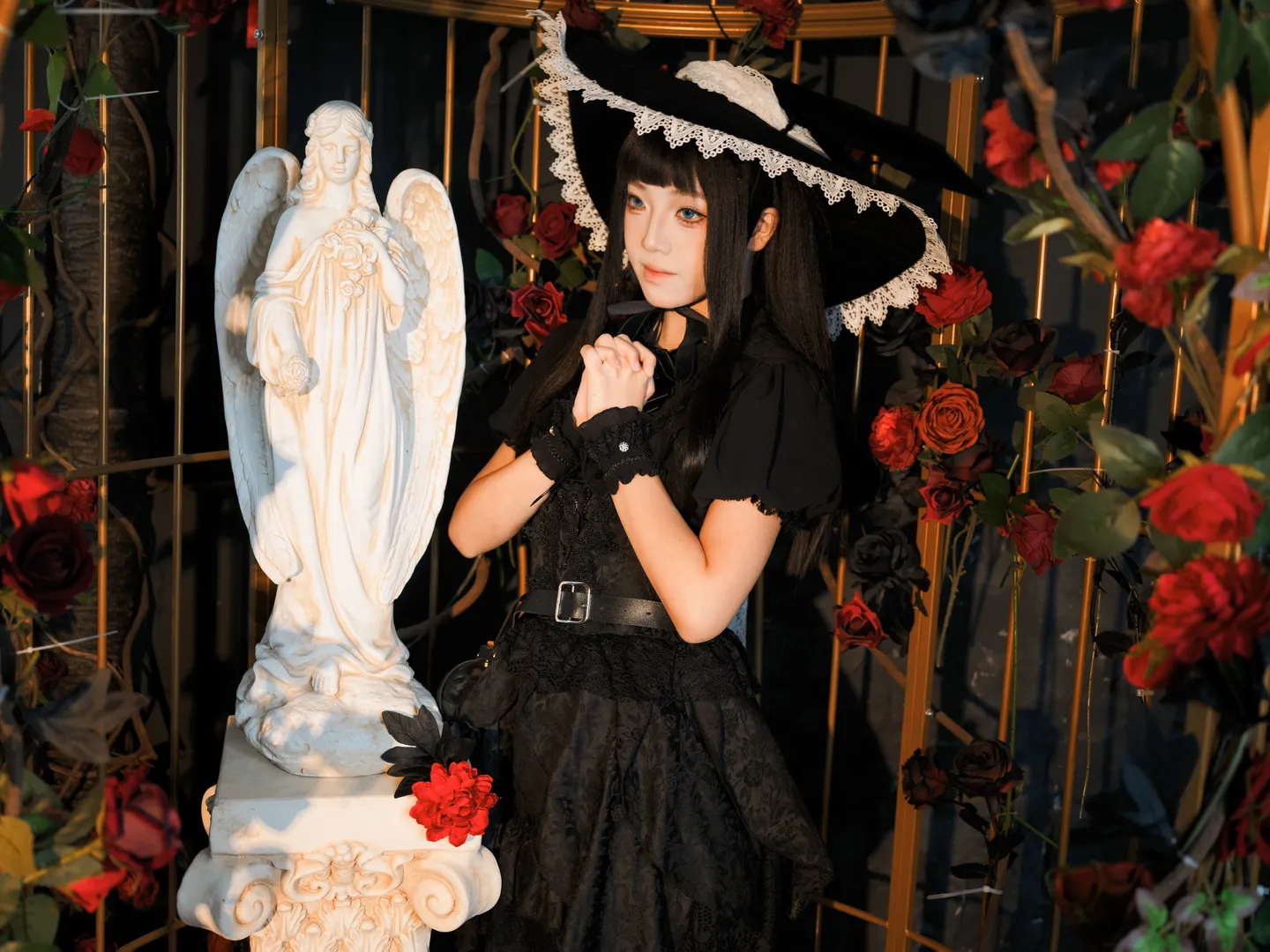 cosplay正片, 哥特洛麗塔, 劉佳怡cos, 我在驚悚遊戲中封神, 暗黑寫真 - 第11張