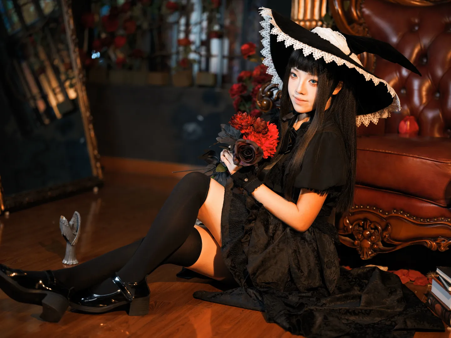cosplay正片, 哥特洛麗塔, 劉佳怡cos, 我在驚悚遊戲中封神, 暗黑寫真 - 第12張