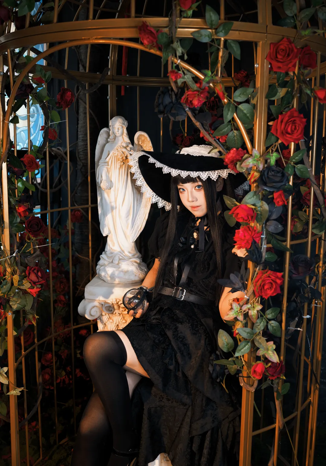 cosplay正片, 哥特洛麗塔, 劉佳怡cos, 我在驚悚遊戲中封神, 暗黑寫真 - 第2張