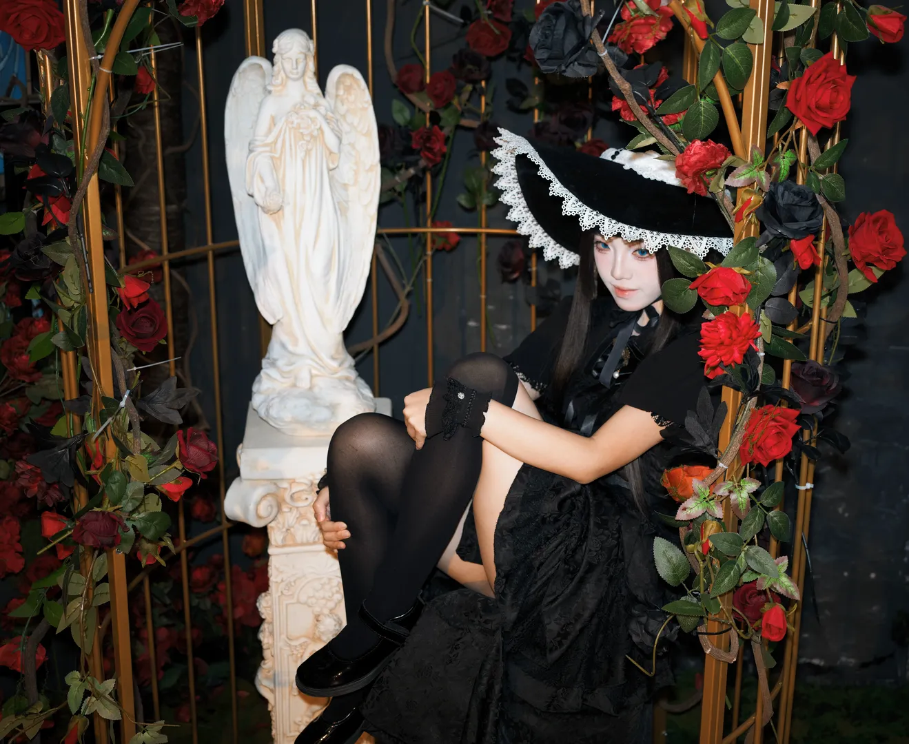 cosplay正片, 哥特洛麗塔, 劉佳怡cos, 我在驚悚遊戲中封神, 暗黑寫真 - 第8張