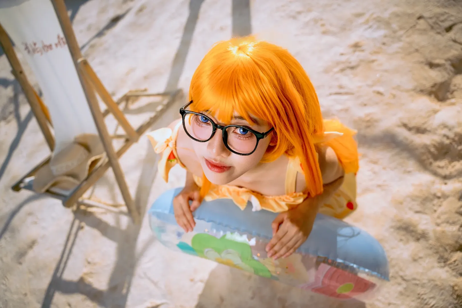 海边摄影, 夏日泳装, cosplay日常, 女神异闻录5, 佐仓双叶cos - 第8张