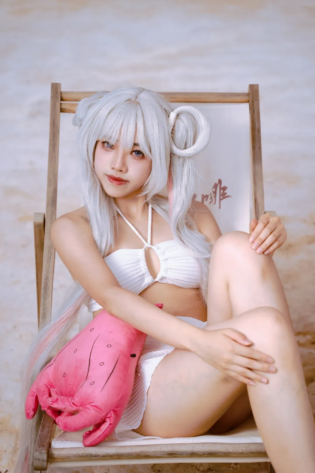 Anime-style fashion, Cosmic Princess Kaguya!, Swimsuit cosplay, Beach photoshoot, Yachiyo cosplay - Image 10