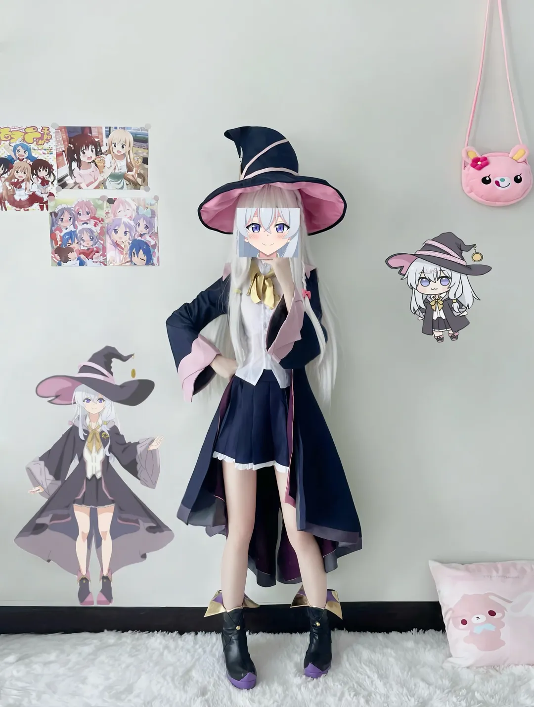 Elaina cosplay, Wandering Witch: The Journey of Elaina, Cosplay outfit, ACG Cosplayer, White-haired witch
