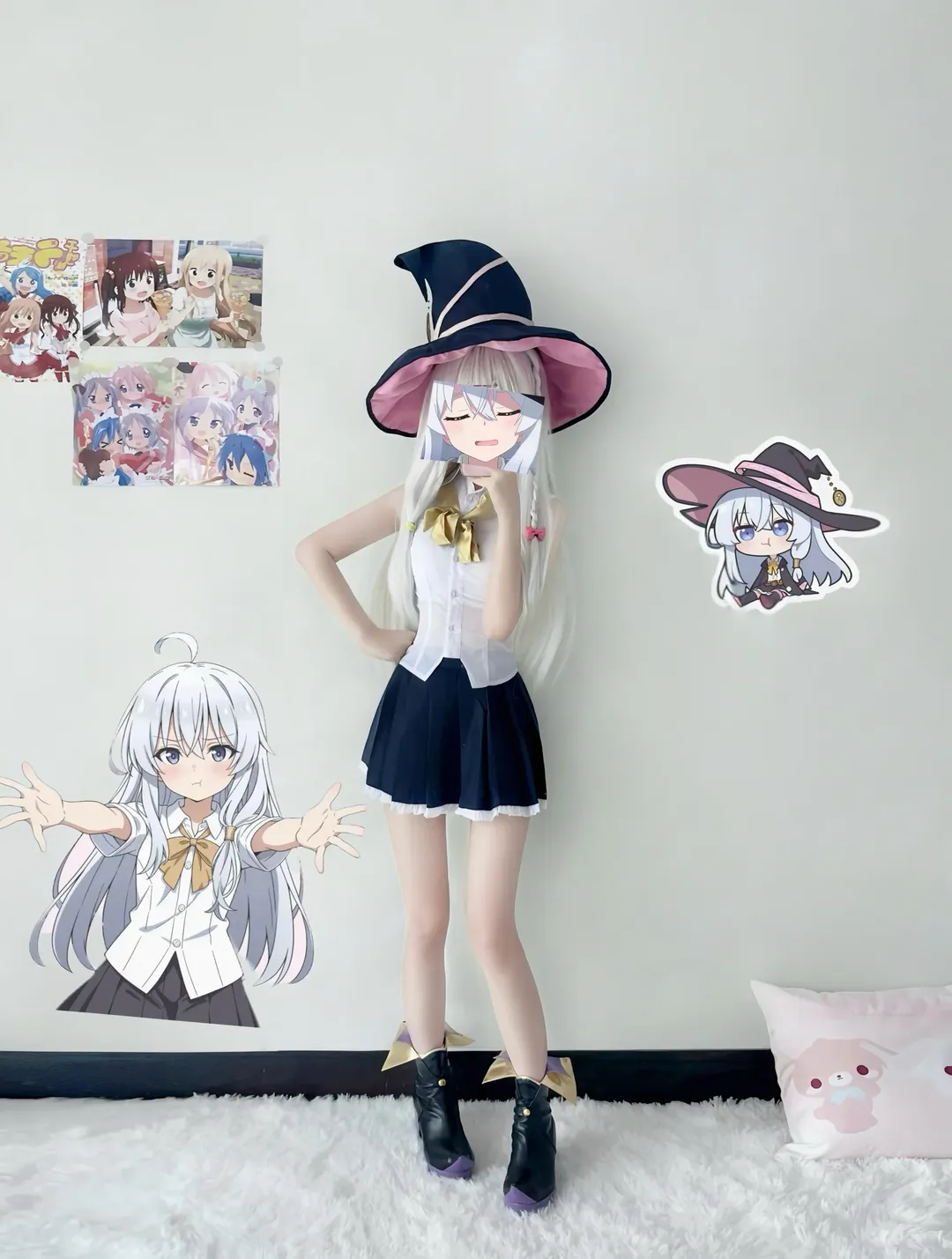 伊蕾娜cos, 魔女之旅, cosplay穿搭, 二次元Coser, 白毛魔女 - 第2张