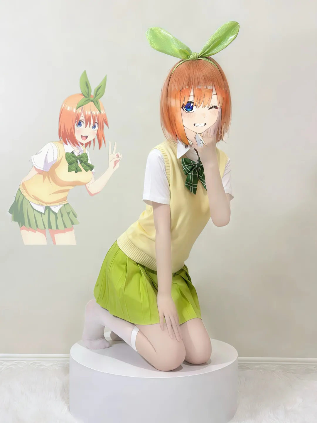 五等分的花嫁, 白丝穿搭, 二次元日常, cosplay试衣, 中野四叶cos - 第2张