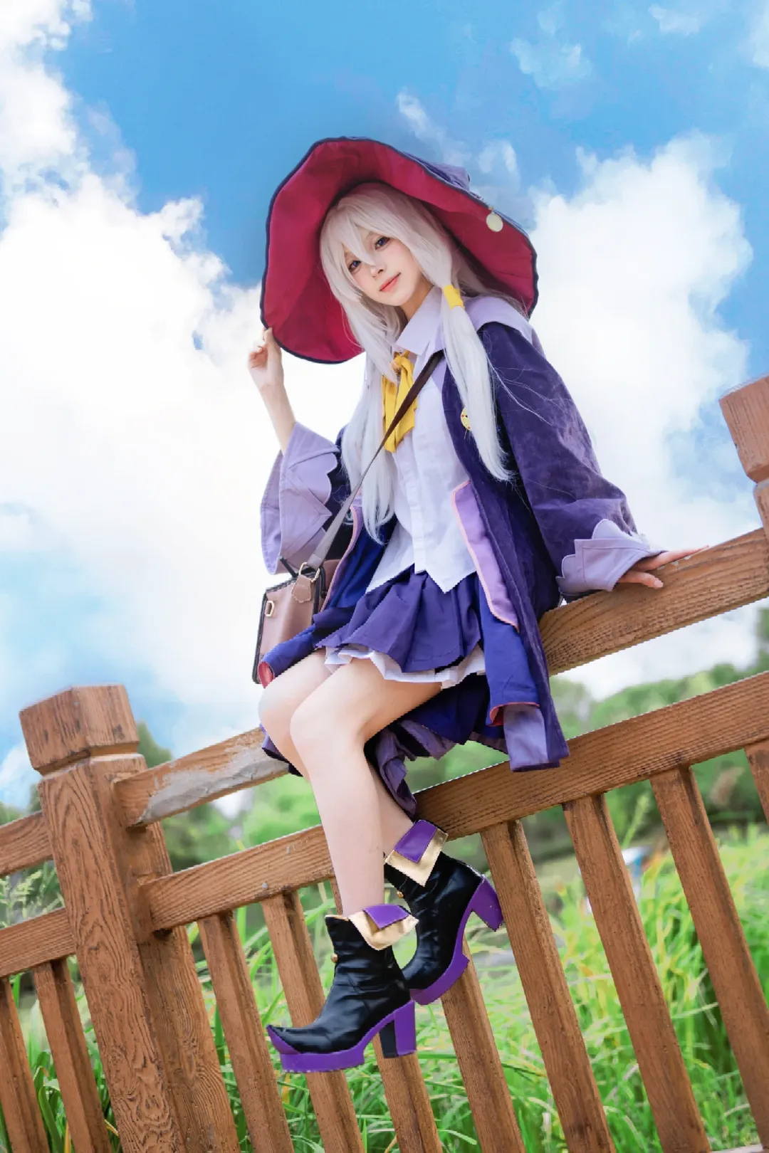 户外摄影, 上海约拍, 伊蕾娜cos, 魔女之旅, 动漫感cosplay