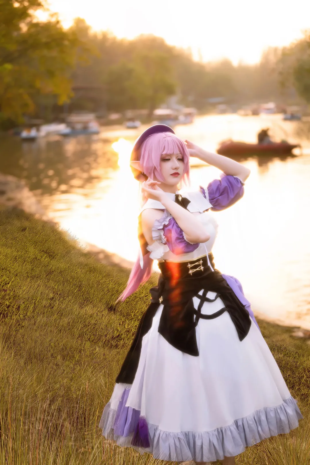 爱莉希雅cos, 崩坏3, 上海约拍, cosplay正片, 共青森林公园 - 第2张