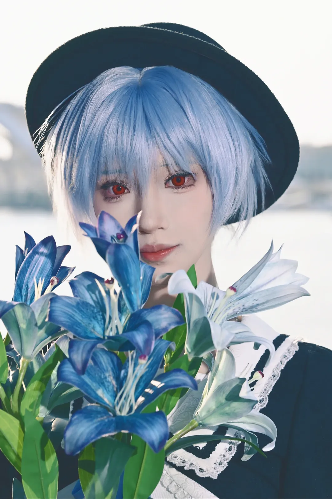 二次元摄影, 哥特风, 绫波丽cos, 新世纪福音战士, lolita - 第4张