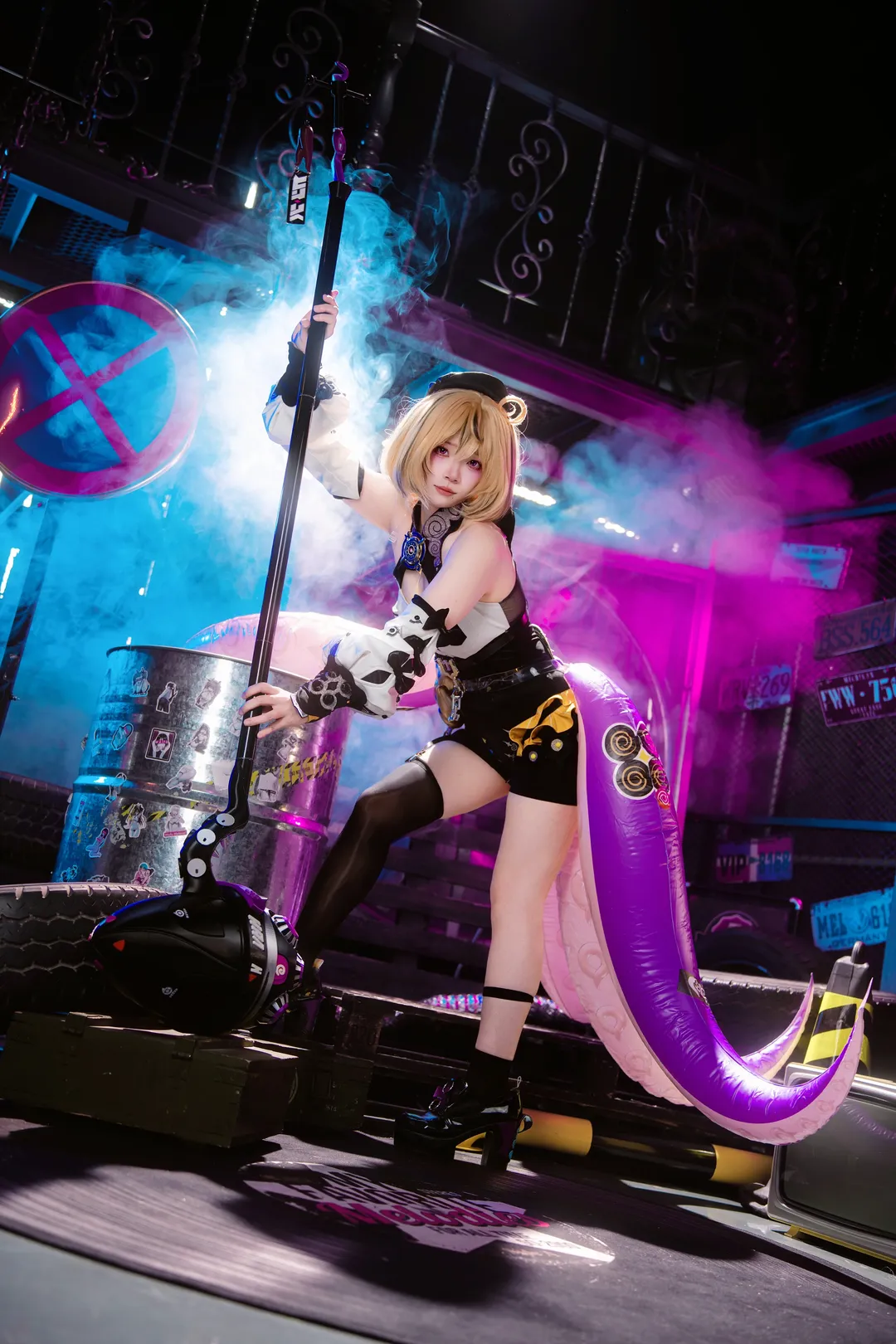 绝区零, cosplay, 棚拍, 伊德海莉cos, 章鱼娘 - 第1张