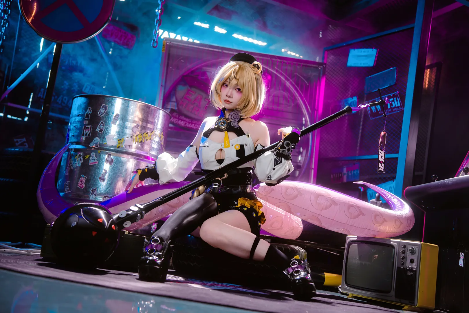 絕區零, cosplay, 棚拍, 伊德海莉cos, 章魚娘