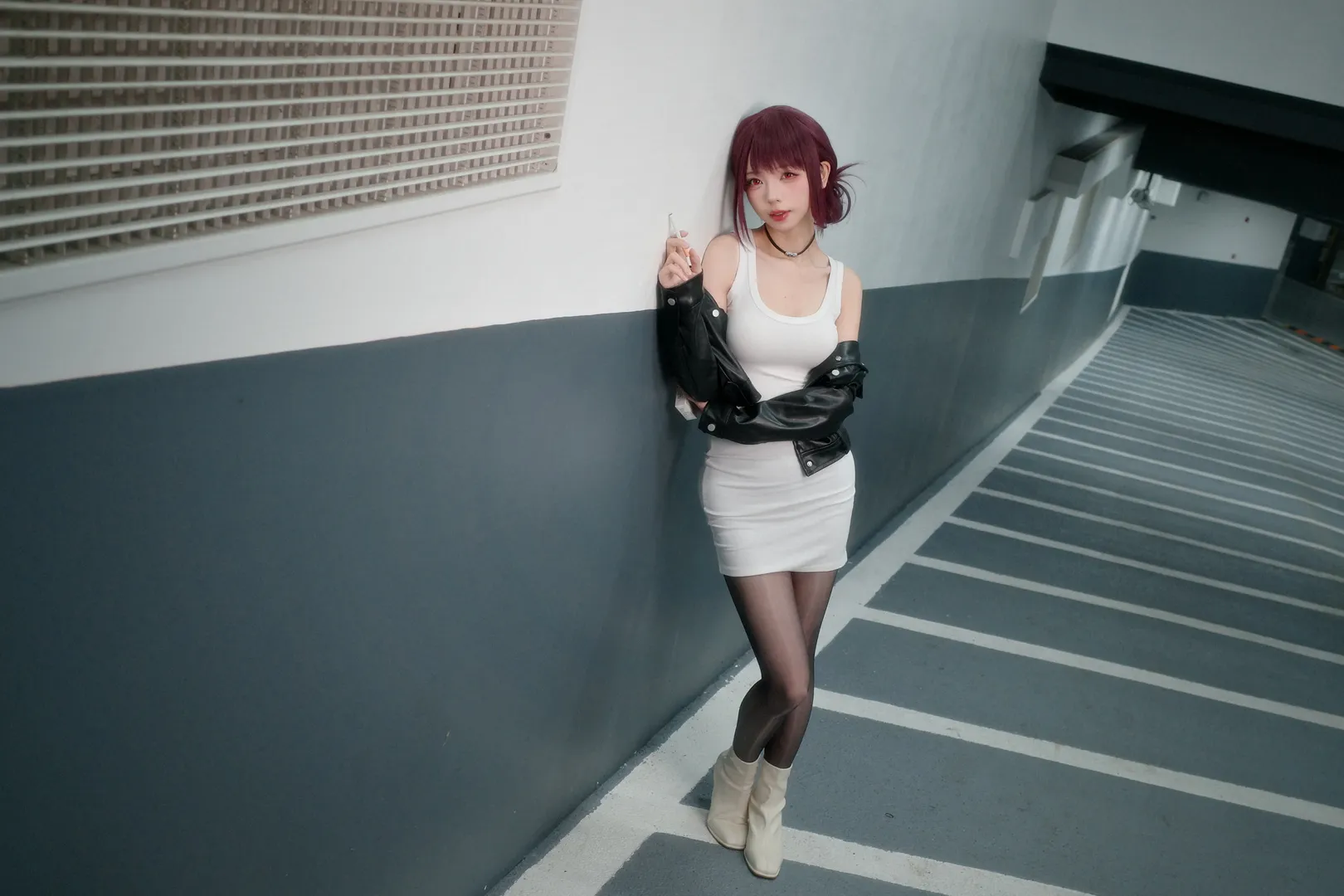 山田小姐cos, 夜景人像摄影, 氛围感cos, 二次元cosplay日常, 街头穿搭分享 - 第3张