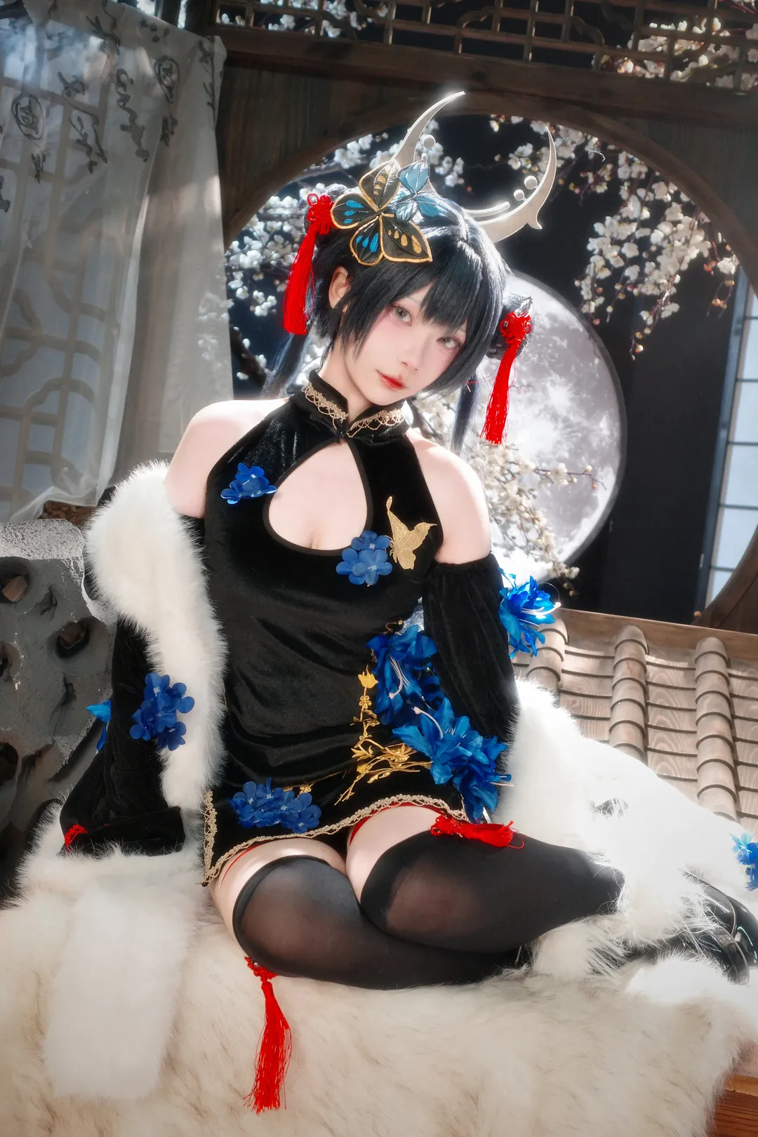 蔚蓝档案, 棚拍, 妃咲cos, cosplay摄影, 国风二次元 - 第2张