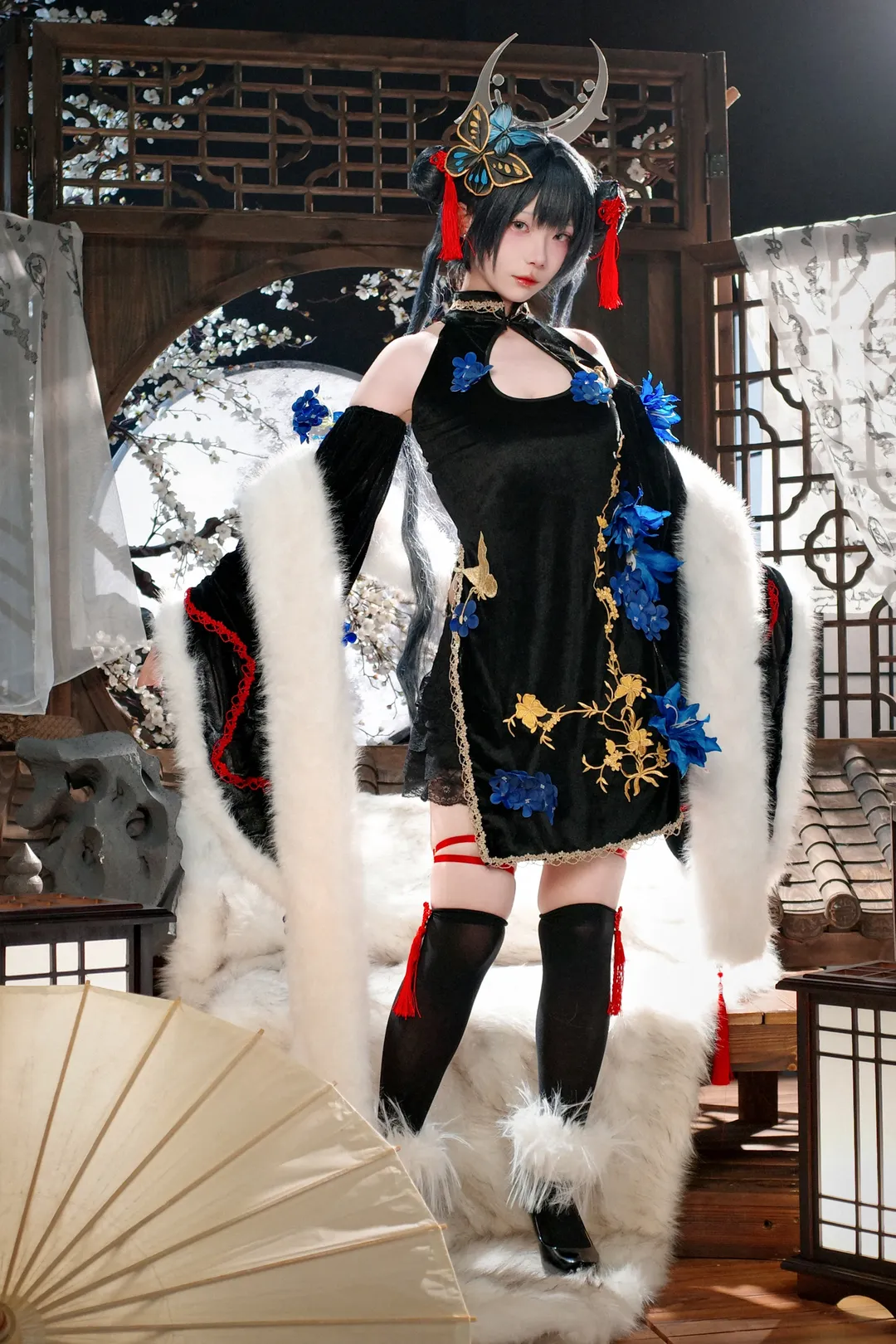 蔚蓝档案, 棚拍, 妃咲cos, cosplay摄影, 国风二次元 - 第4张