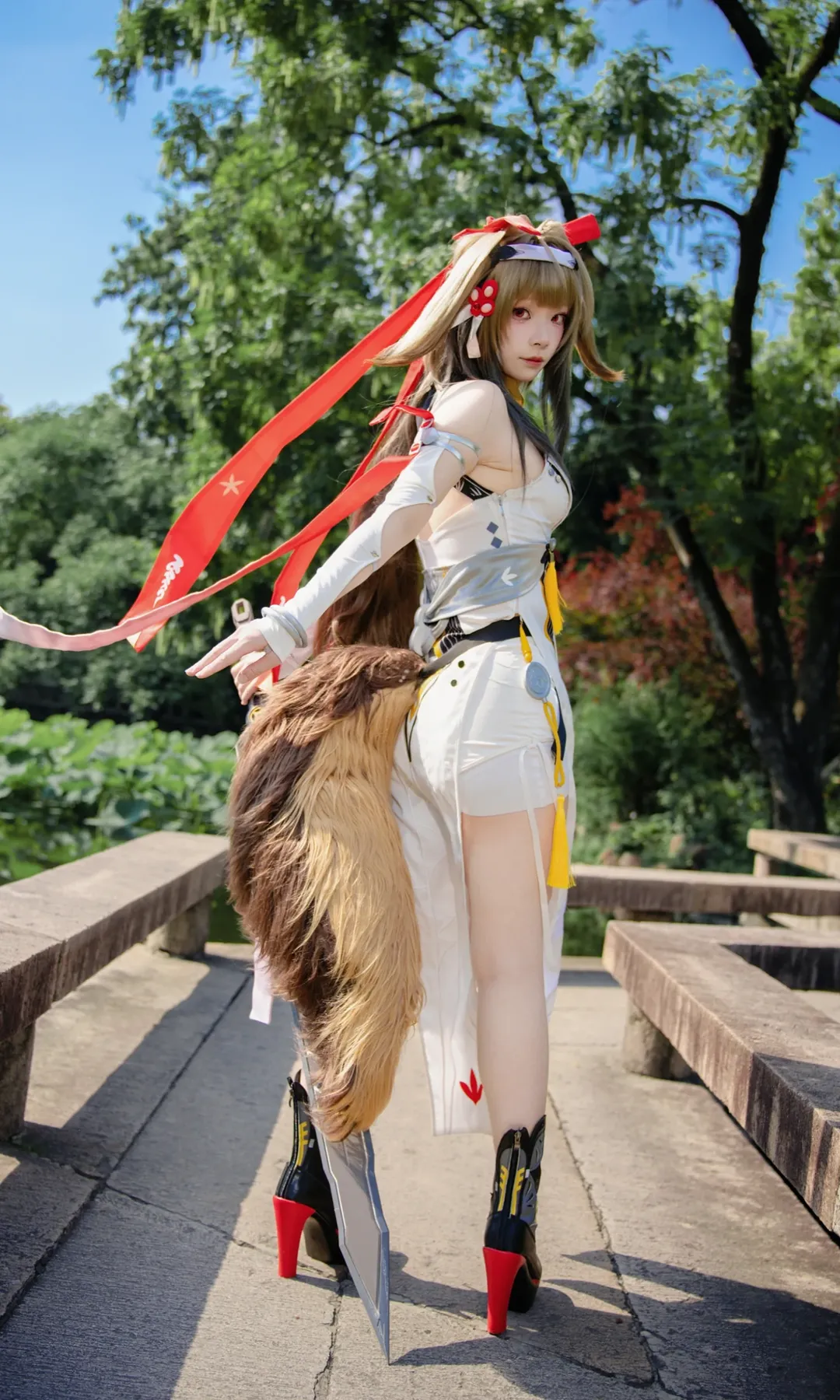葉瞬光 コスプレ, ゼンレスゾーンゼロ, 二次元コスプレ, 古猗園の撮影, 虚狩り級の実力 - 3枚目
