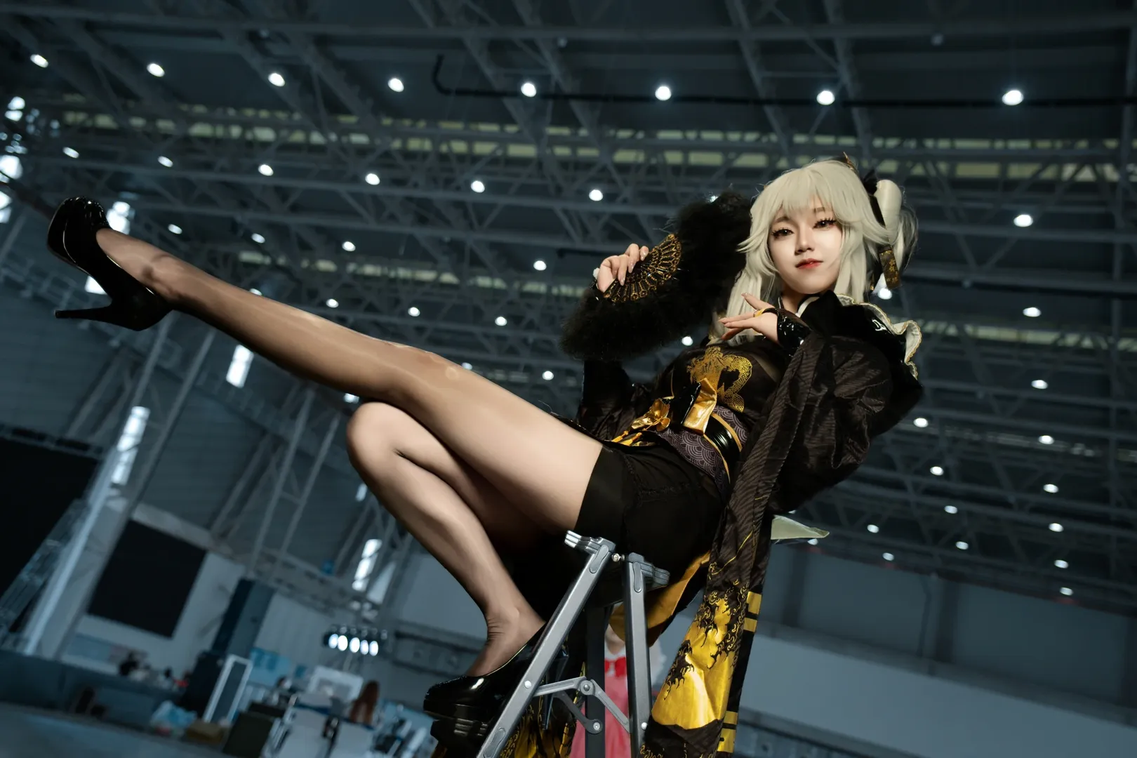漫展场照, 布兰儿cos, cosplay摄影, nikke胜利女神, 白兔布兰儿 - 第1张