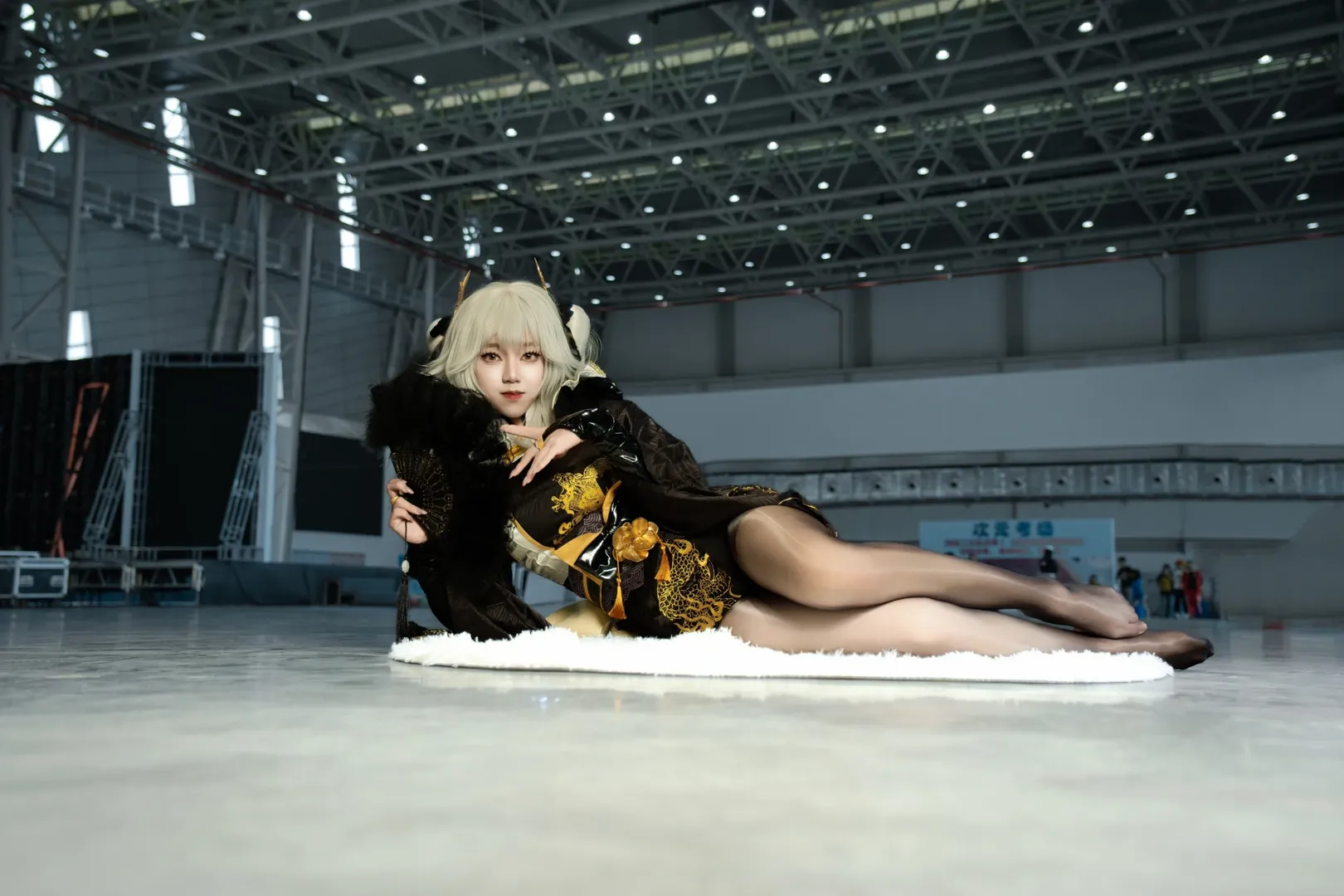 漫展场照, 布兰儿cos, cosplay摄影, nikke胜利女神, 白兔布兰儿 - 第10张