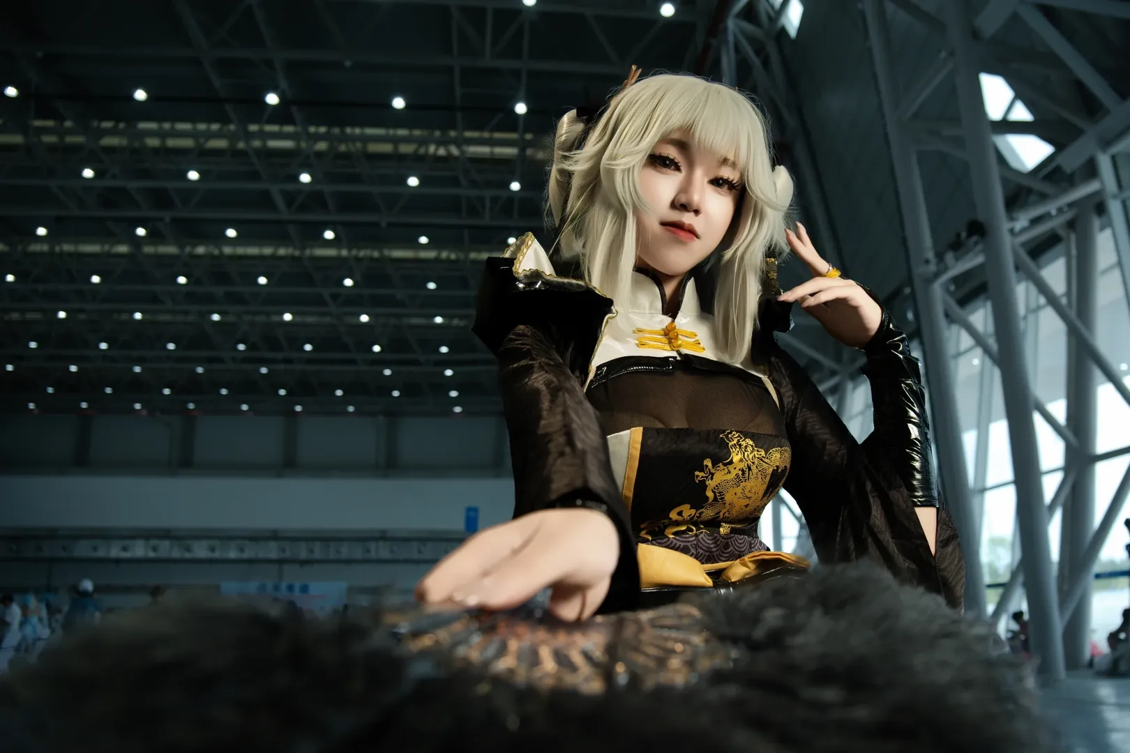 漫展场照, 布兰儿cos, cosplay摄影, nikke胜利女神, 白兔布兰儿 - 第2张