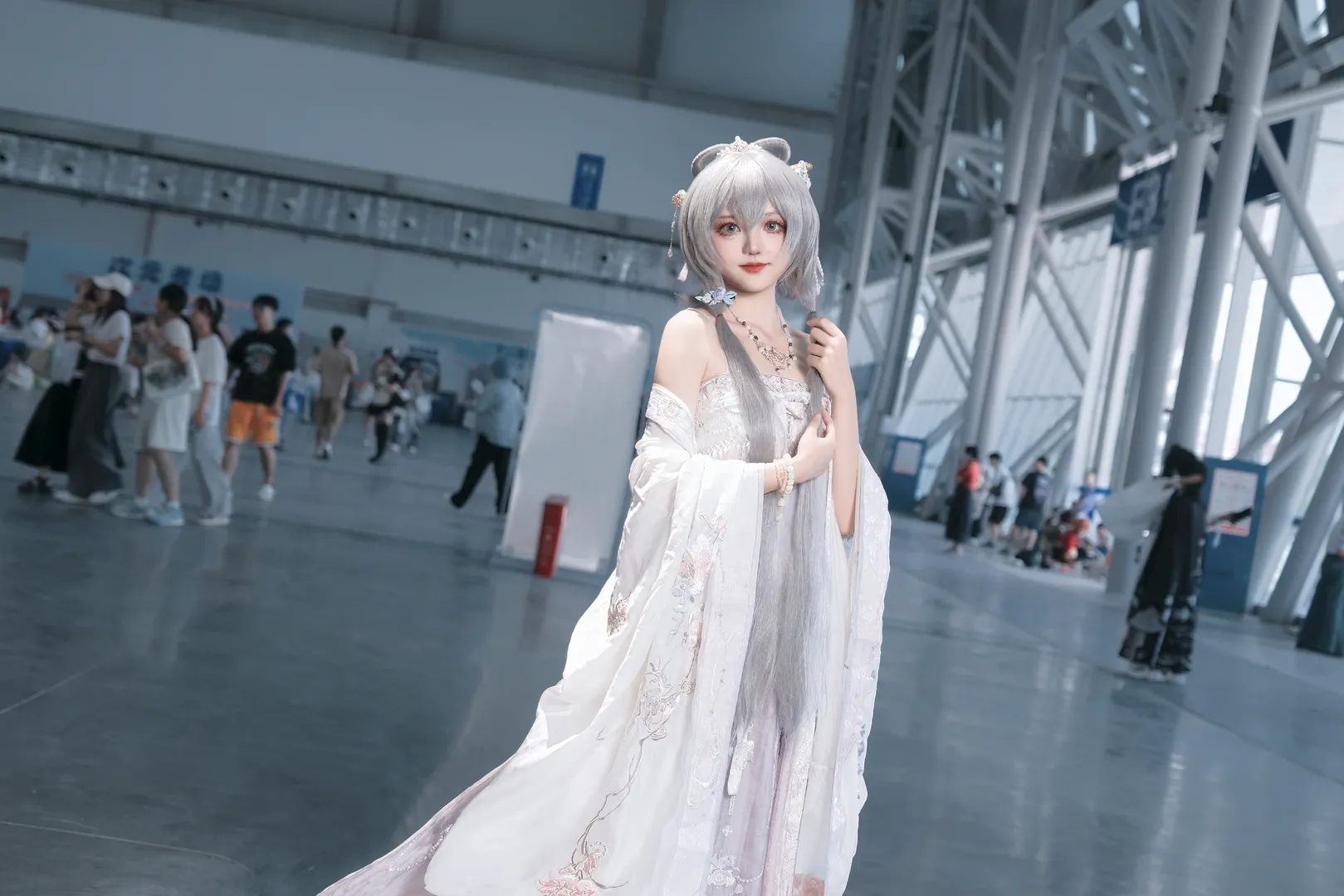 漫展返图, 洛天依cos, 国风摄影, cosplay场照, 霜雪千年 - 第2张