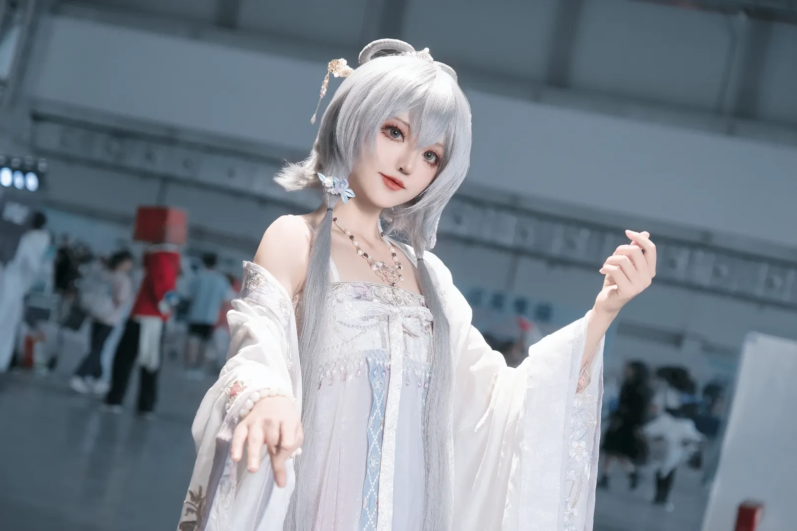 漫展返图, 洛天依cos, 国风摄影, cosplay场照, 霜雪千年 - 第3张
