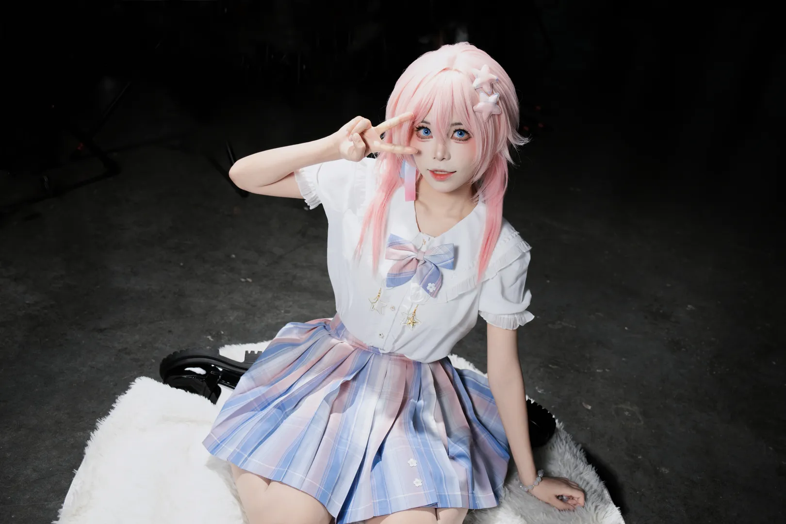 cosplay, 二次元少女, 崩坏星穹铁道, 三月七cos, 漫展摄影