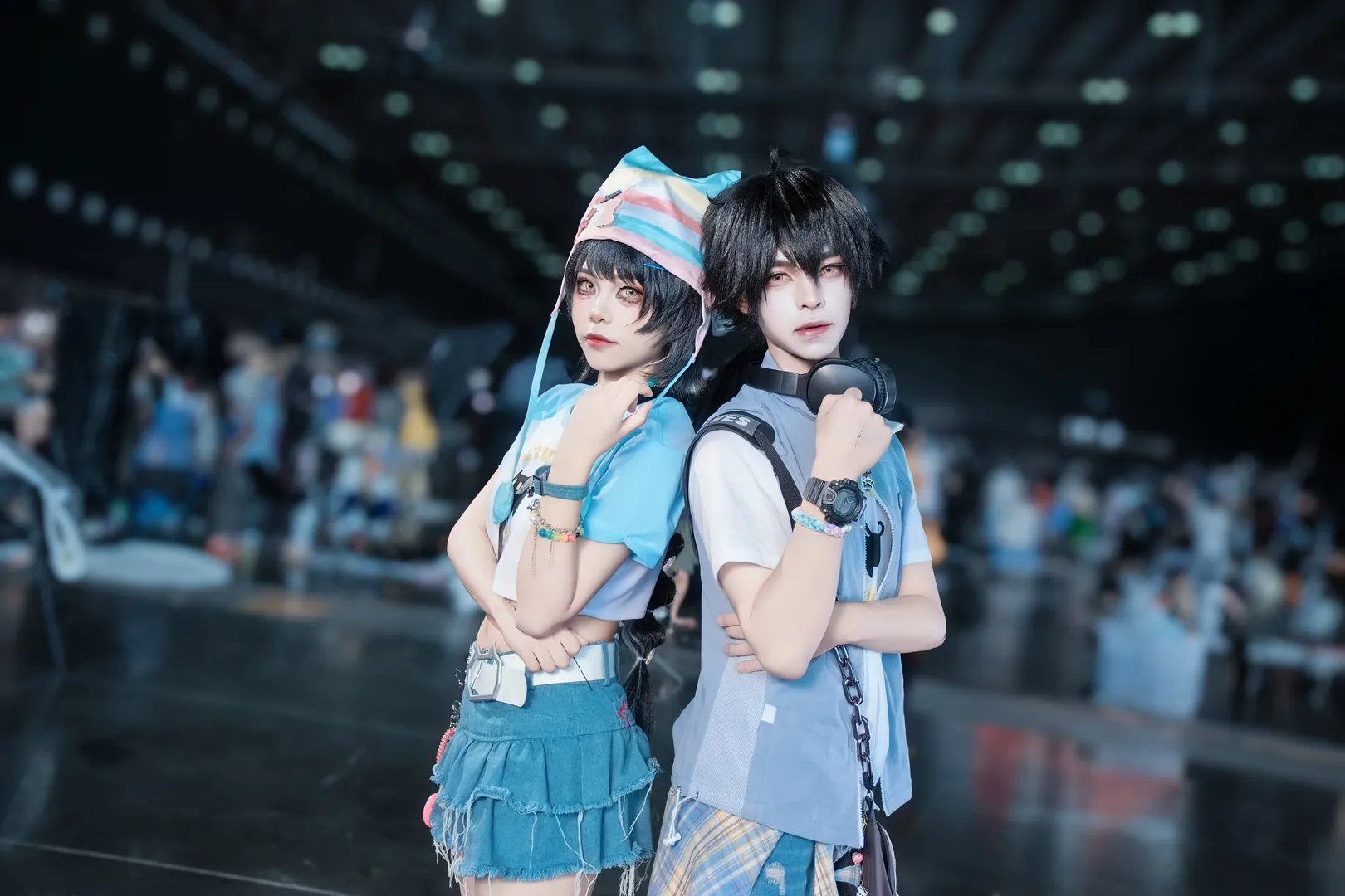 鸣潮, 漫展返图, cosplay摄影, 漂泊者cos, 双人搭档 - 第3张