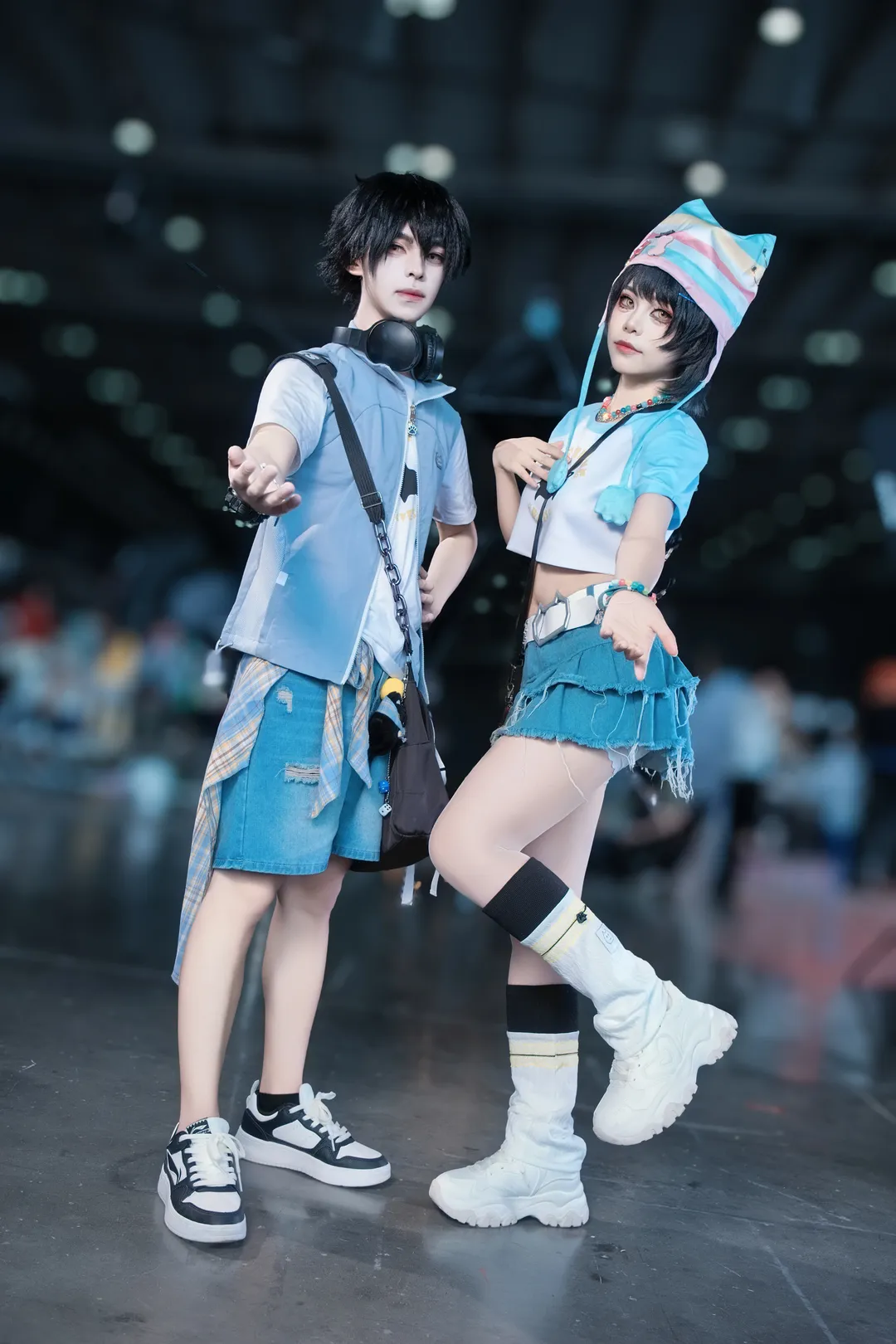 鸣潮, 漫展返图, cosplay摄影, 漂泊者cos, 双人搭档