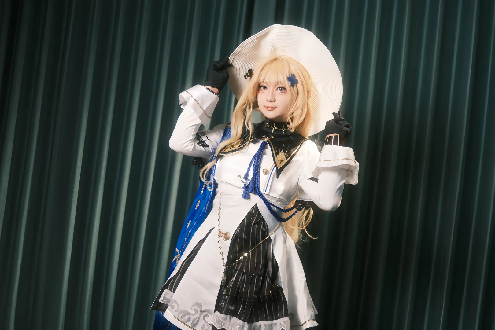フィービー コスプレ, 鳴潮, コスプレ, 室内撮影, 白ニーソコーデ - 8枚目