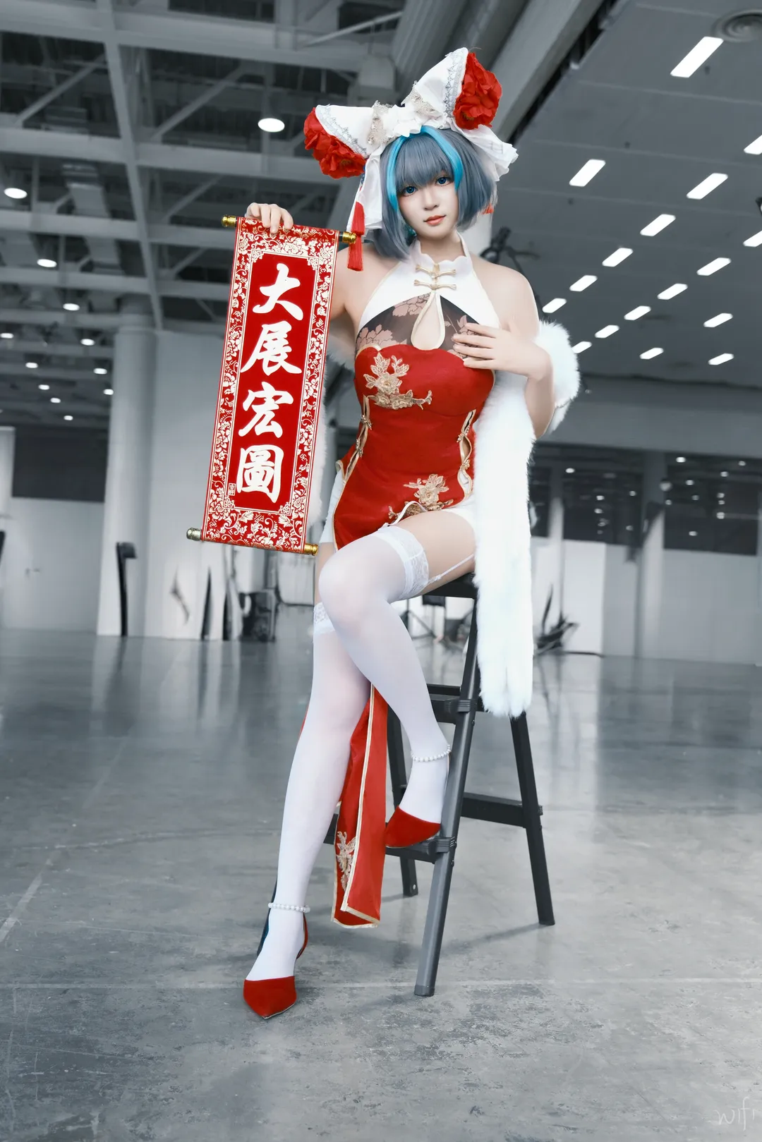 碧蓝航线, 漫展返图, 旗袍cos, 柴郡猫cos, 新年装扮