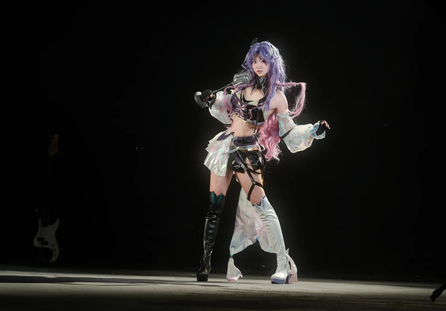 オナー・オブ・キングス, 舞台写真, 二次元コスプレ, 阿珂コスプレ, 阿珂「化蝶舞」コスプレ - 2枚目