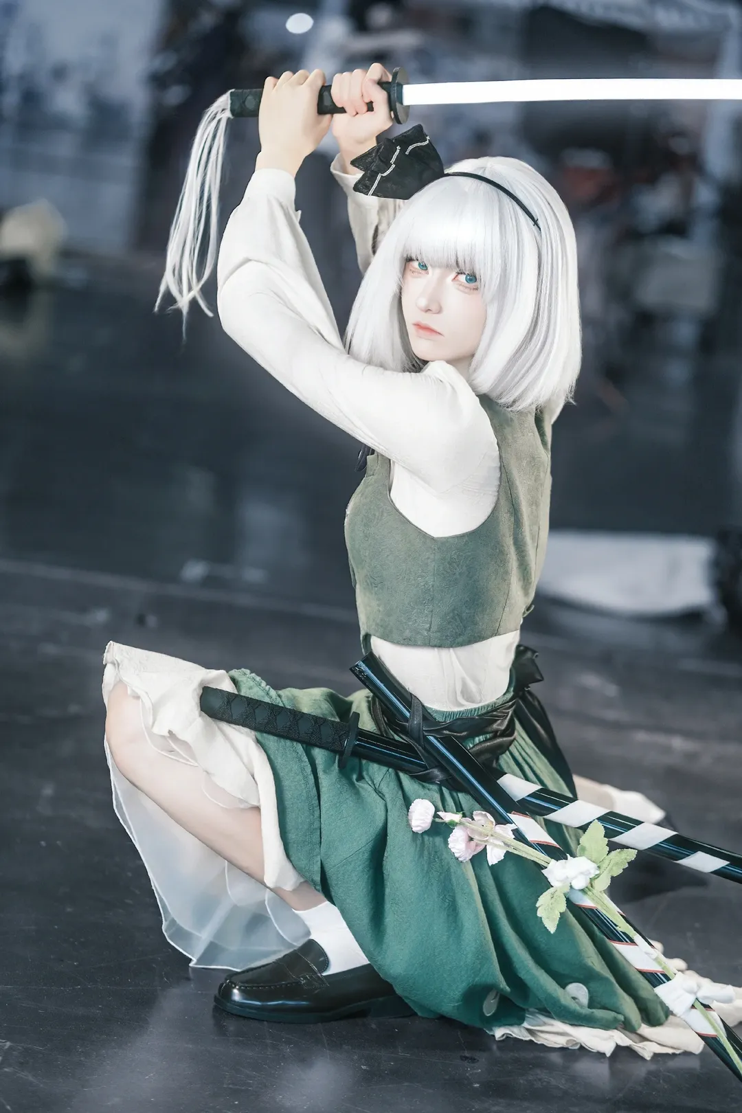 東方Project, イベント写真, コスプレ撮影, 长沙アニメイベント, 妖夢コスプレ - 1枚目