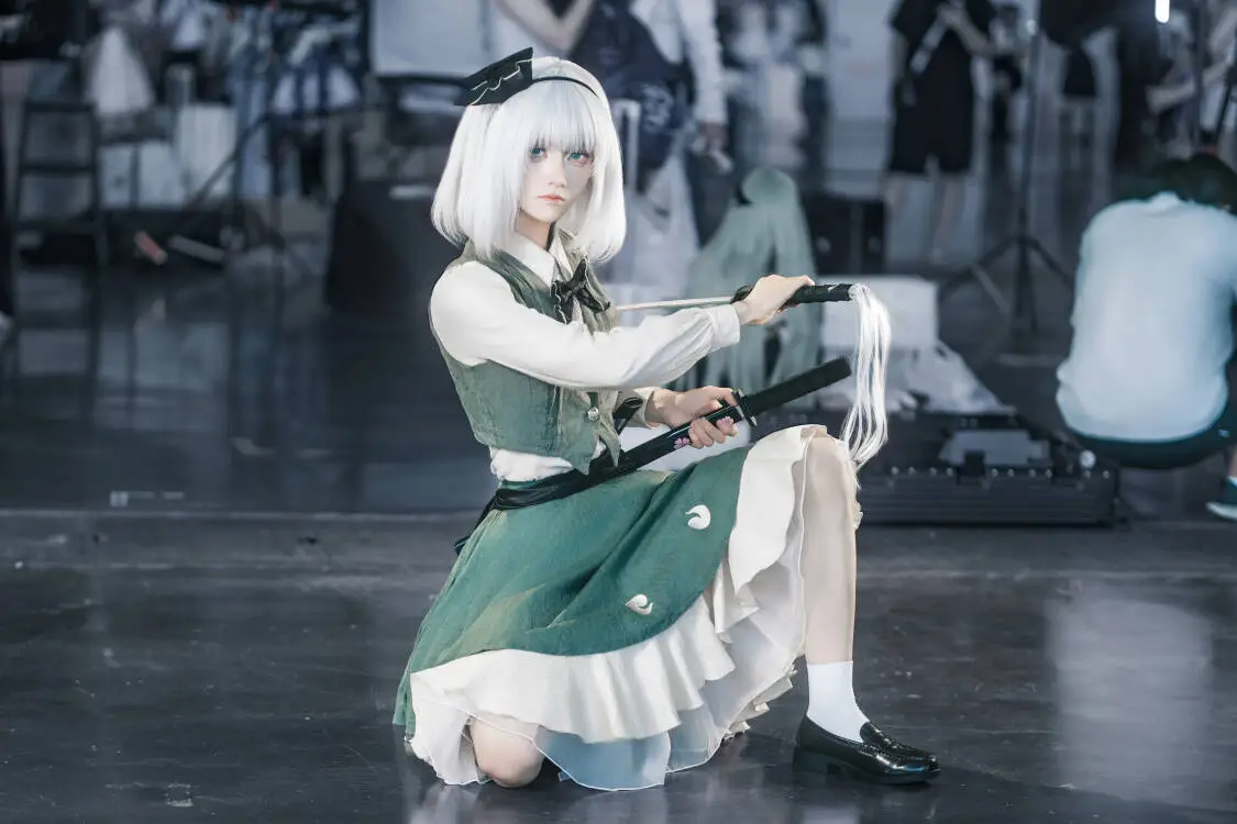 東方Project, イベント写真, コスプレ撮影, 长沙アニメイベント, 妖夢コスプレ - 2枚目