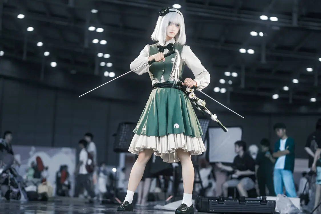 東方Project, イベント写真, コスプレ撮影, 长沙アニメイベント, 妖夢コスプレ - 3枚目