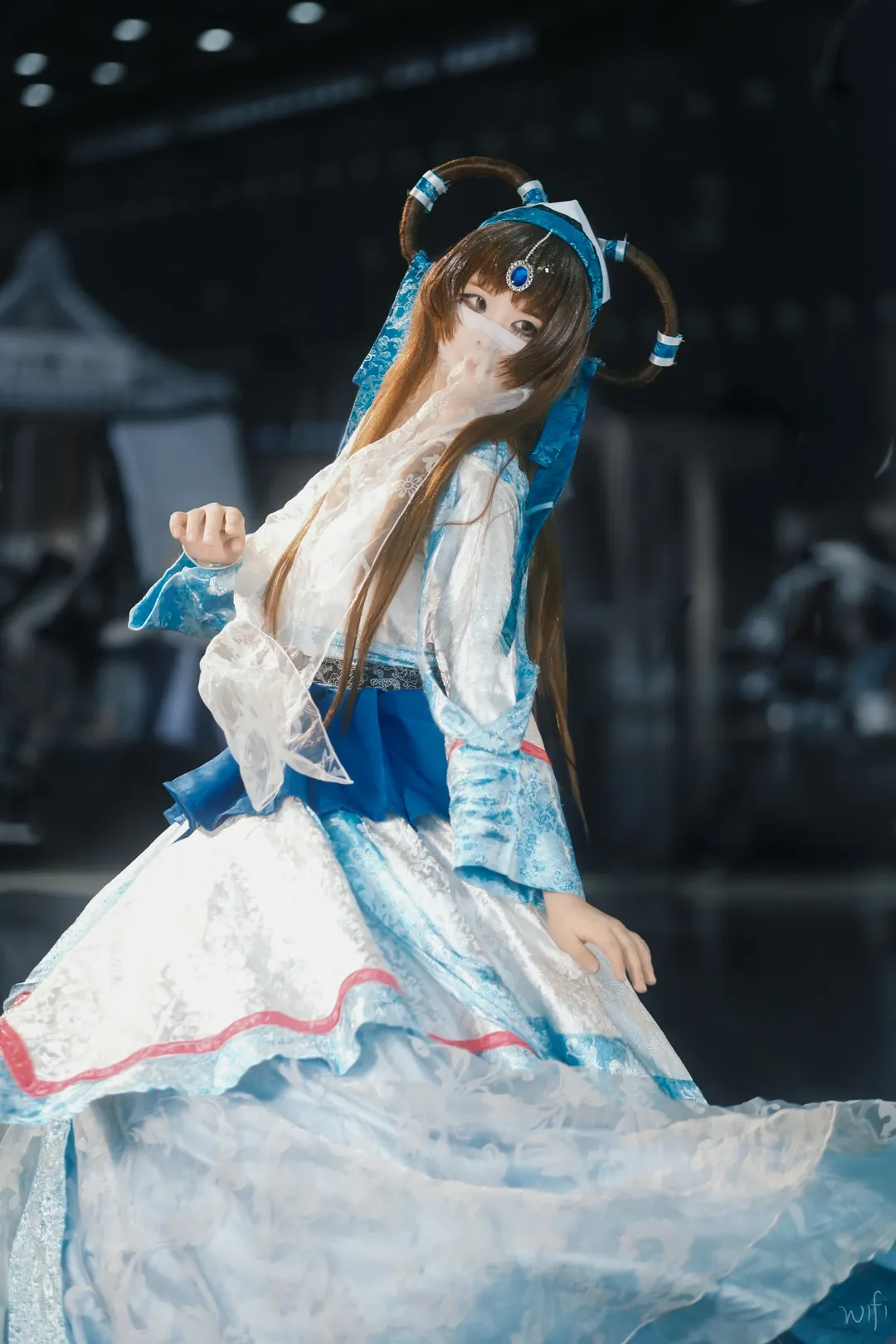 Convention photos, Traditional style cosplay, The Legend of Qin, Ji Ru Qianlong cosplay, Nine Songs of Moving Heavens
