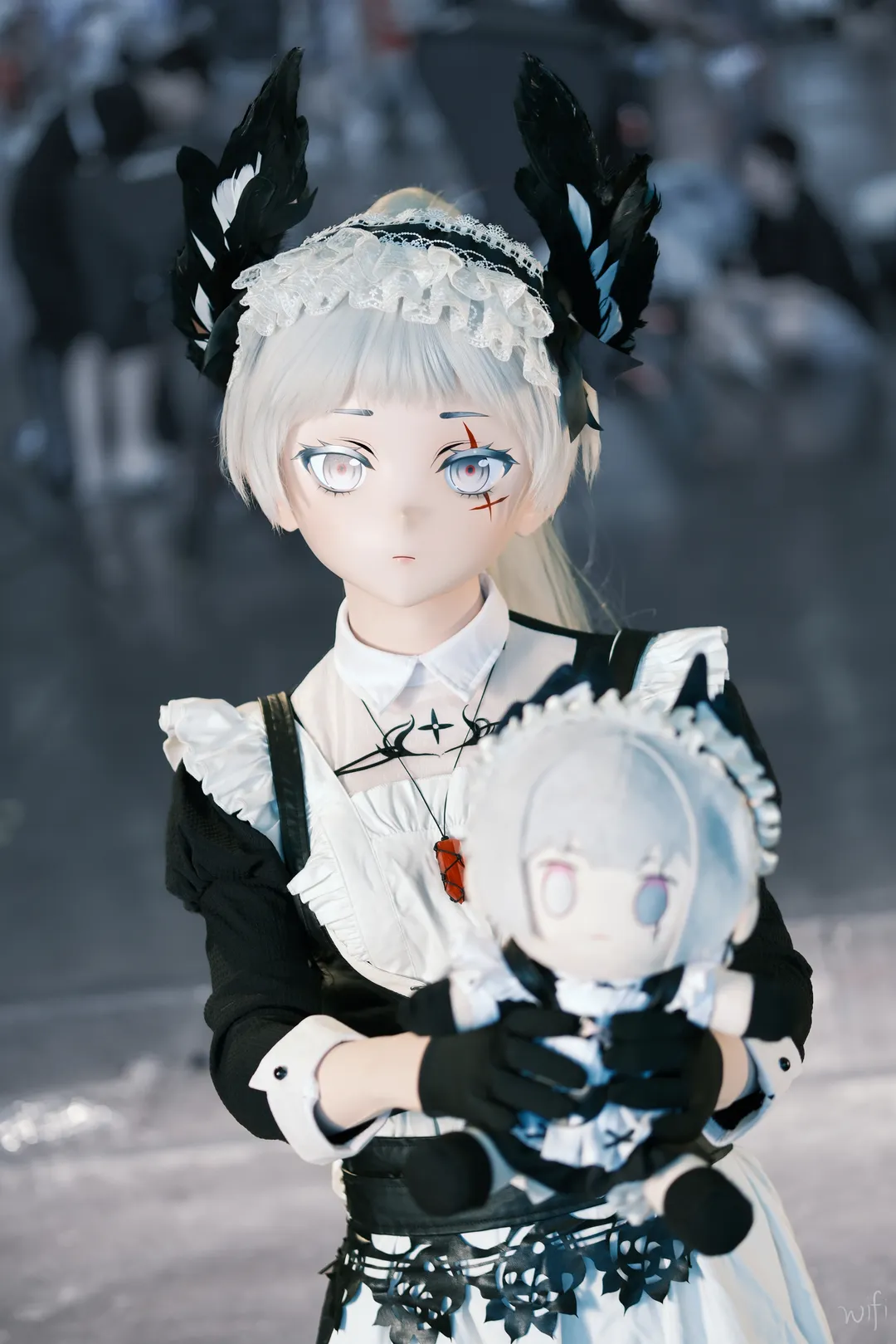 明日方舟, 女仆装cosplay, 艾丽妮cos, 长沙ACC动漫展, kigurumi - 第1张