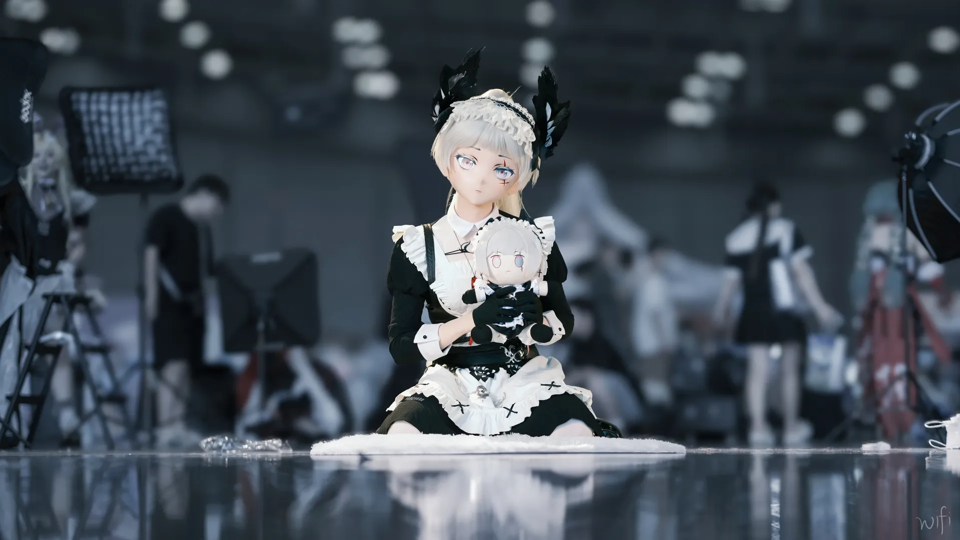 明日方舟, 女仆装cosplay, 艾丽妮cos, 长沙ACC动漫展, kigurumi - 第2张