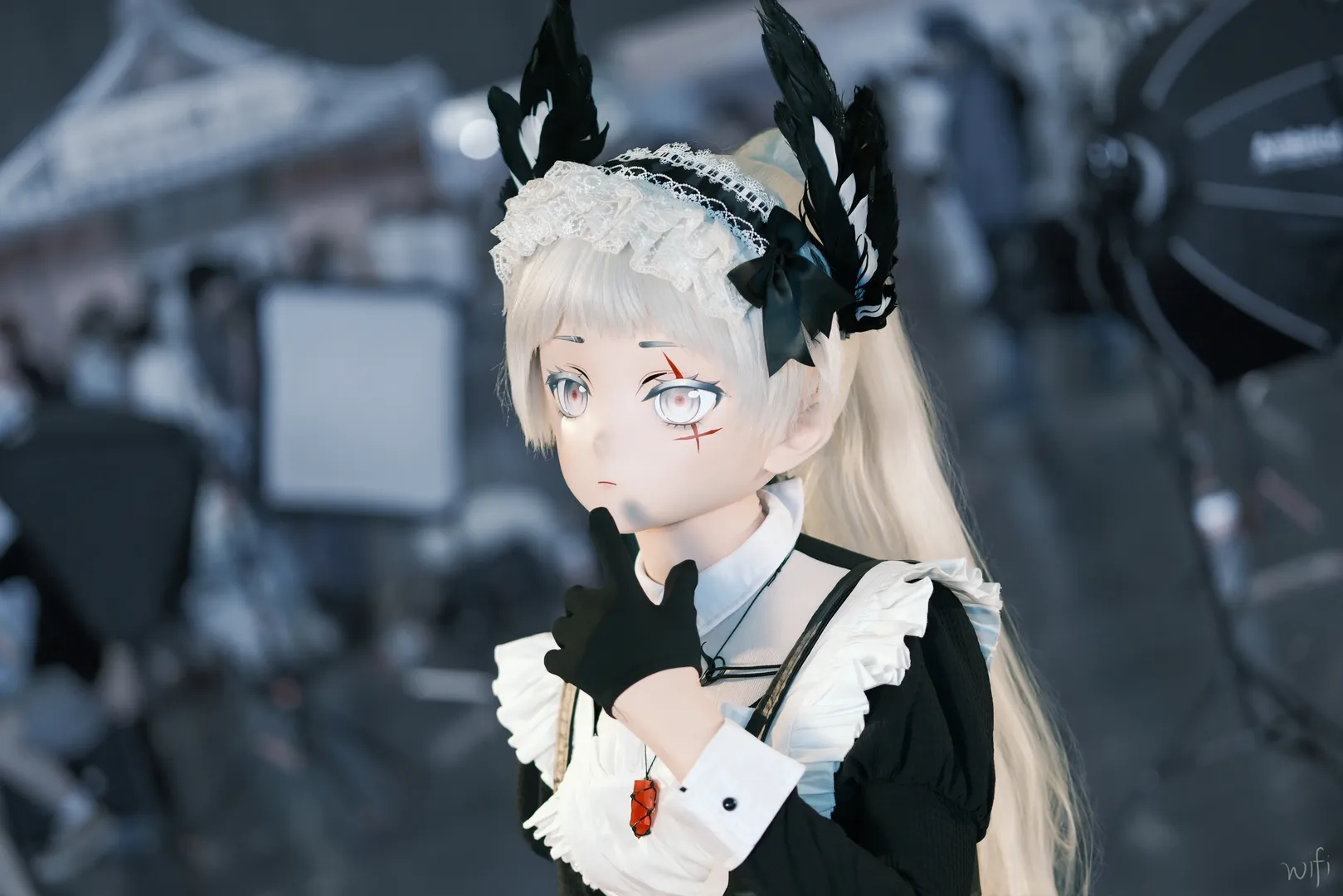 明日方舟, 女仆装cosplay, 艾丽妮cos, 长沙ACC动漫展, kigurumi - 第5张