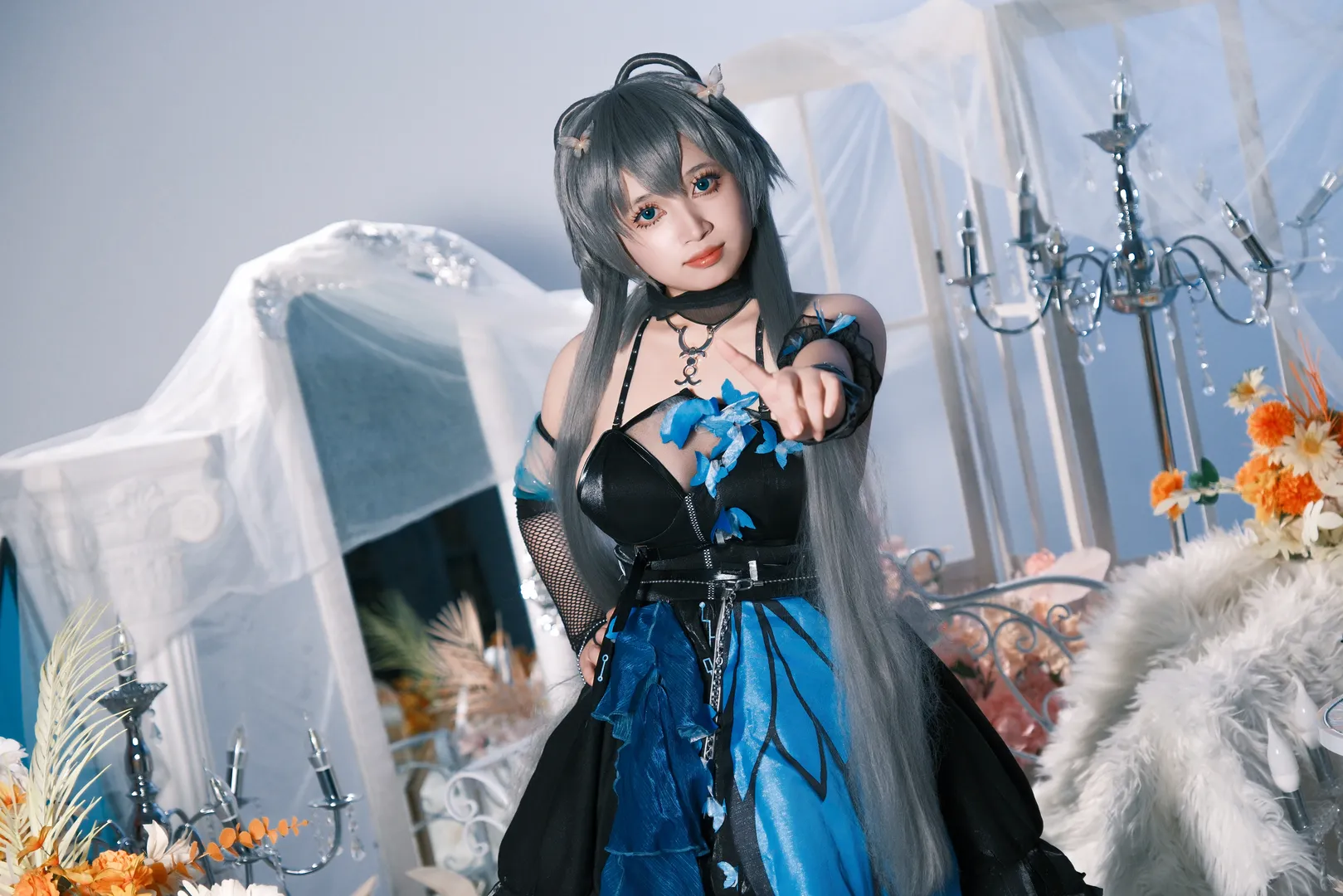 コスプレ写真, 洛天依 コスプレ, バーチャル歌姫, Vsinger, 夏の虫