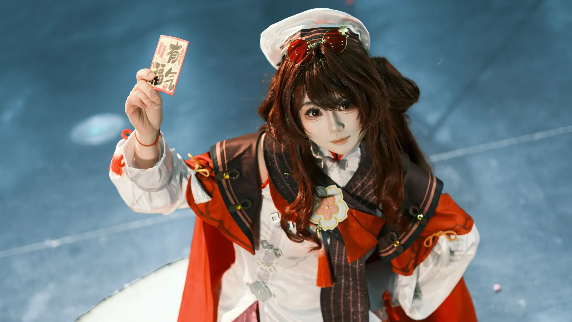 原神, 二次元撮影, 胡桃コスプレ, 新春のお祝い, 新春コーデ - 3枚目