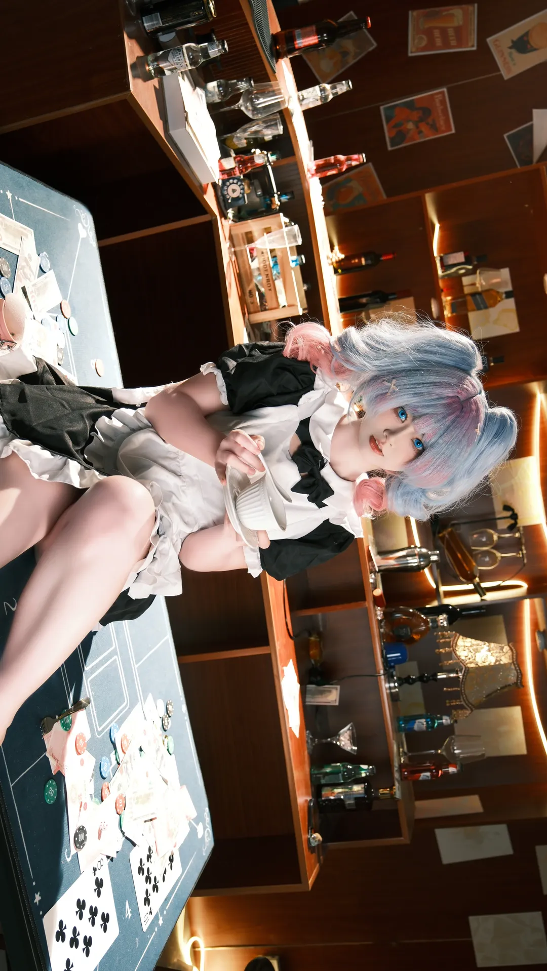 cos正片, 二次元cosplay, 初音未來, 初音未來cos, 女僕裝攝影 - 第1張