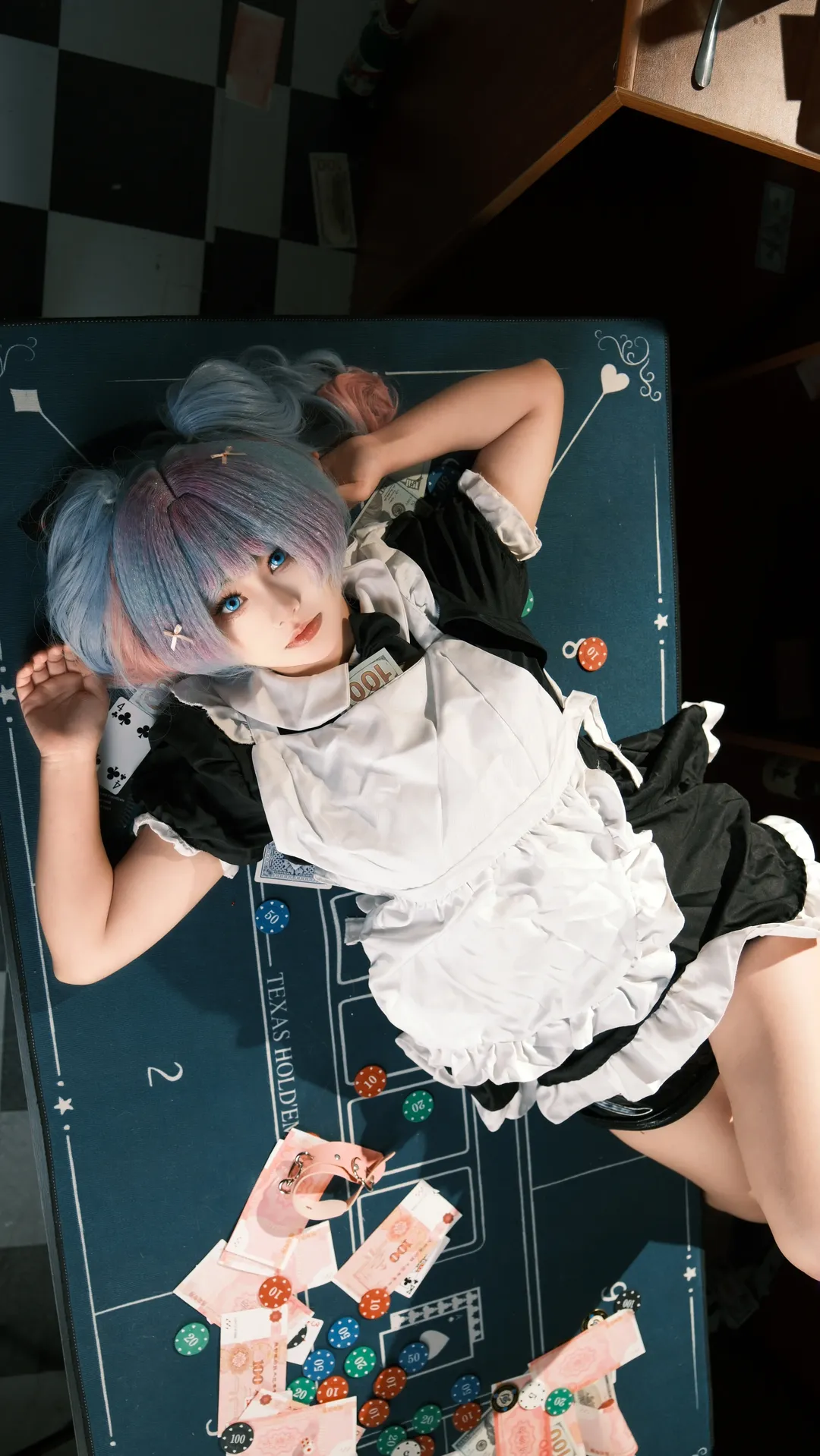 cos正片, 二次元cosplay, 初音未来, 初音未来cos, 女仆装摄影