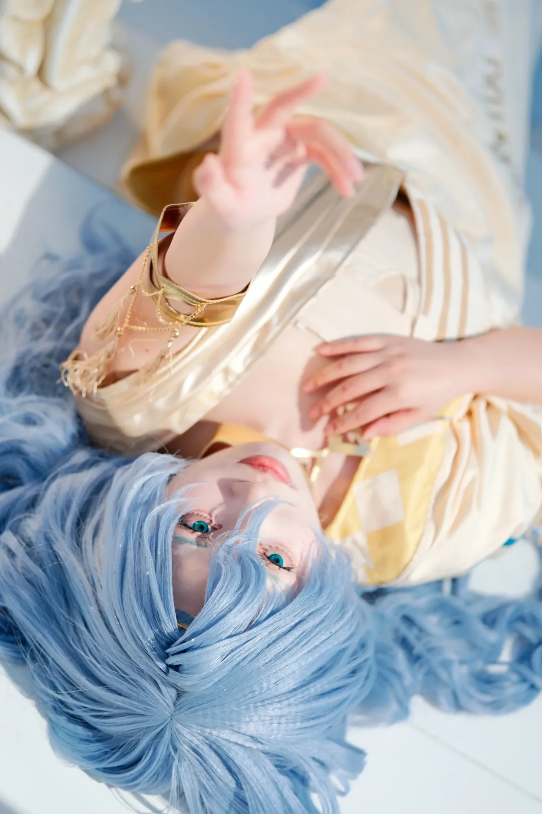 重返未来1999, cosplay摄影, 蓝色假发, 37cos, 长沙棚拍