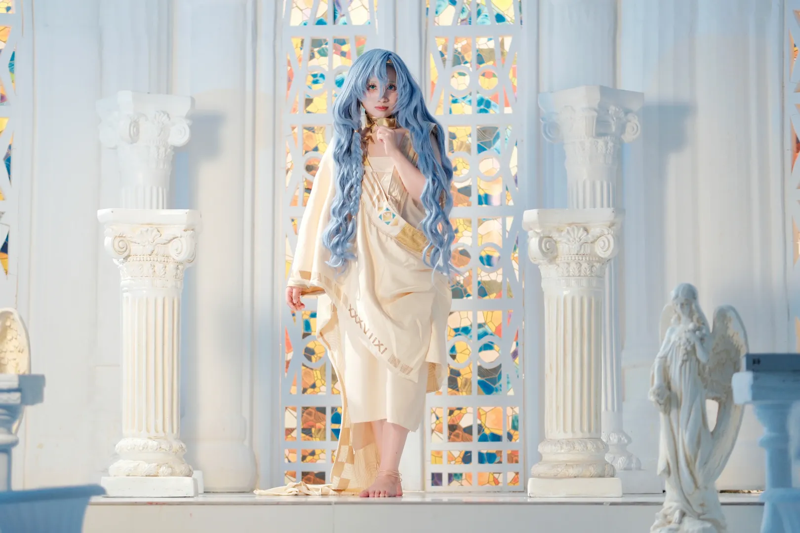 重返未来1999, cosplay摄影, 蓝色假发, 37cos, 长沙棚拍 - 第2张