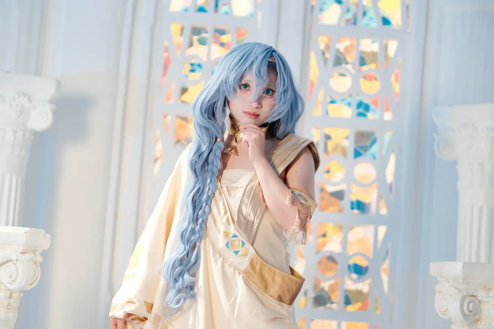 重返未来1999, cosplay摄影, 蓝色假发, 37cos, 长沙棚拍 - 第4张