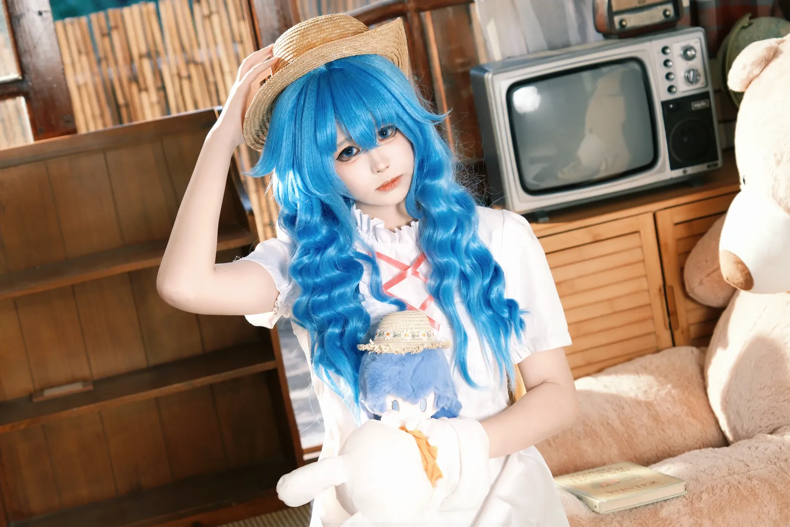 二次元摄影, 蓝发cosplay, 四糸乃cos, 约会大作战, 日常向cos - 第3张