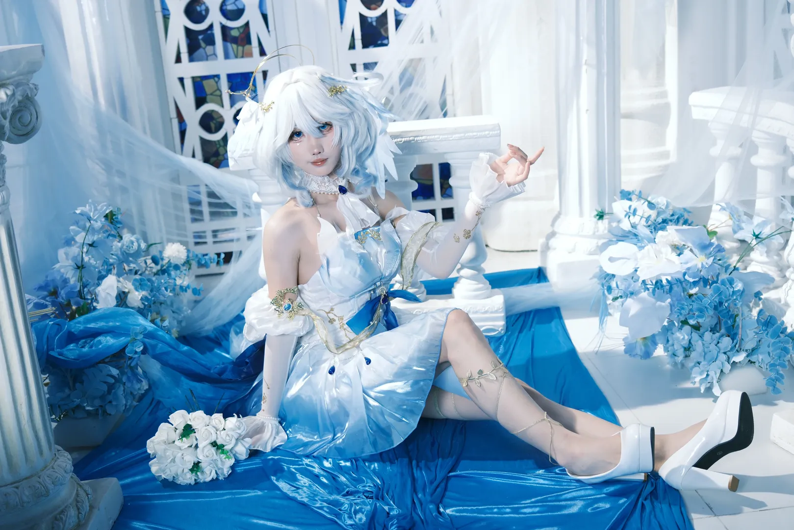 原神, 二次元撮影, フリーナ コスプレ, 海灯祭, コスプレシェア